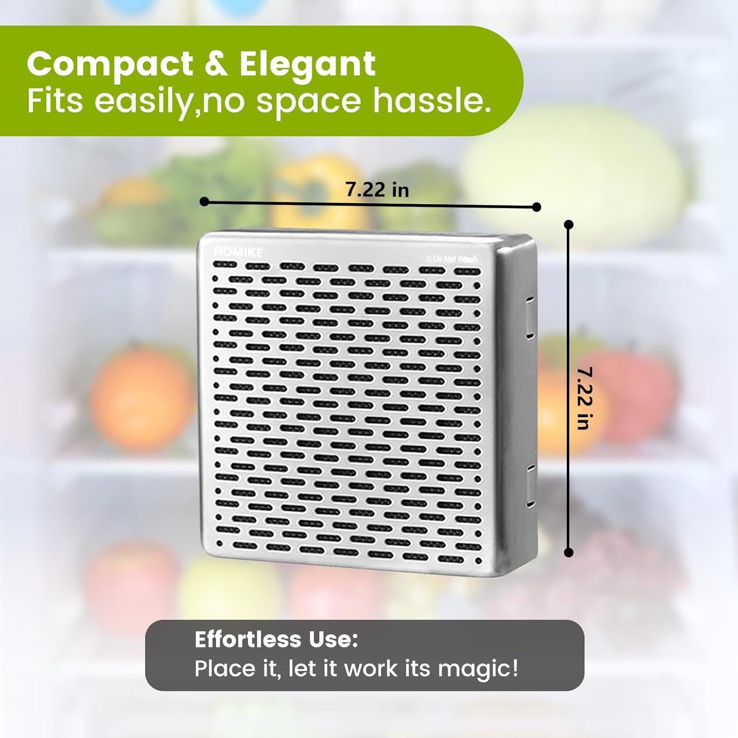 Desodorante de Refrigerador Acero Inoxidable H-Q9M 10 Años