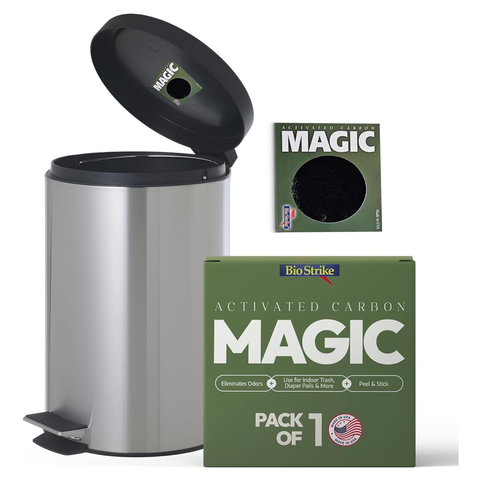 Eliminador de Olores de Basura BioStrike - Carbón Activado 2 Unidades