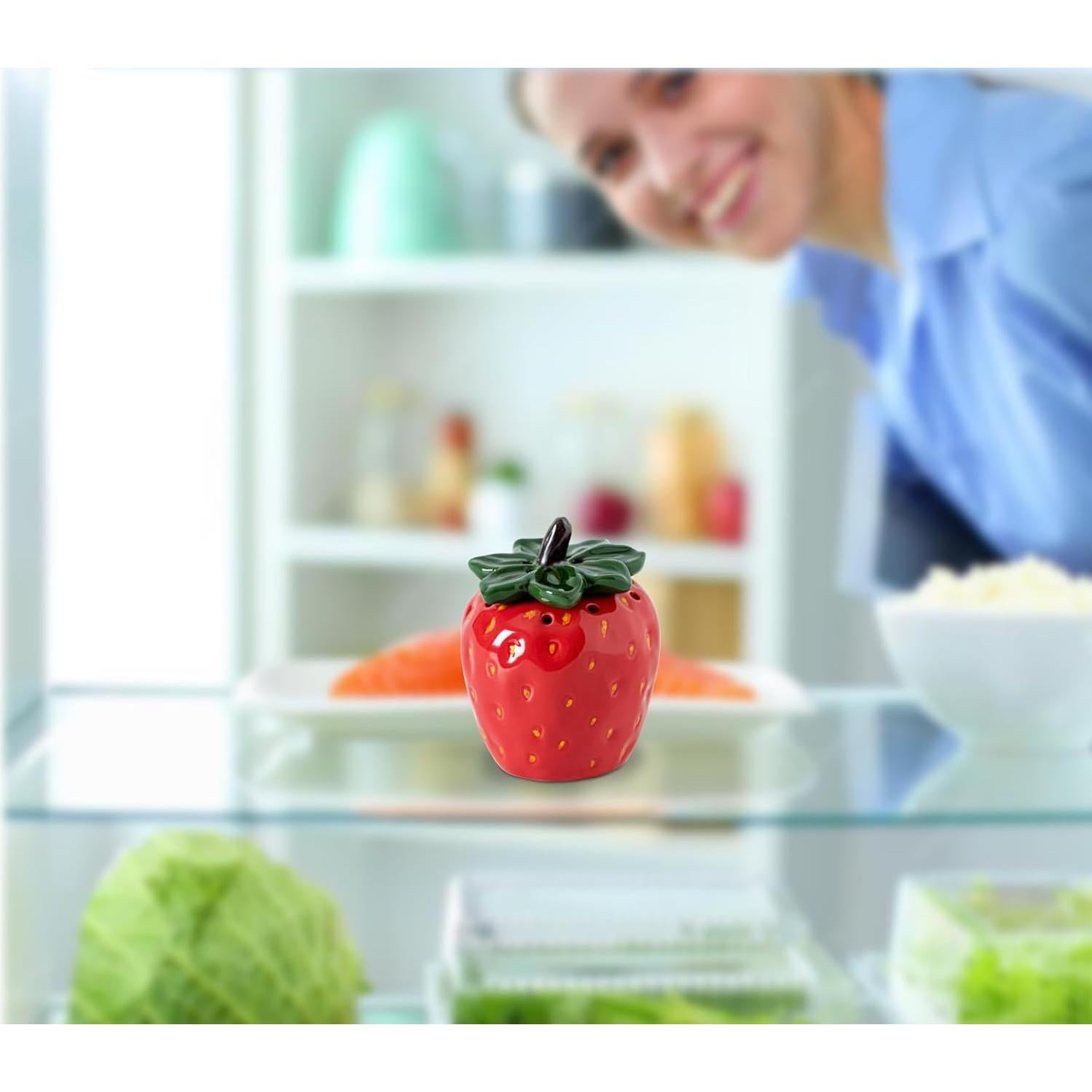 Soporte de Bicarbonato de Sodio Cerámica dgudgu Fresa 190g