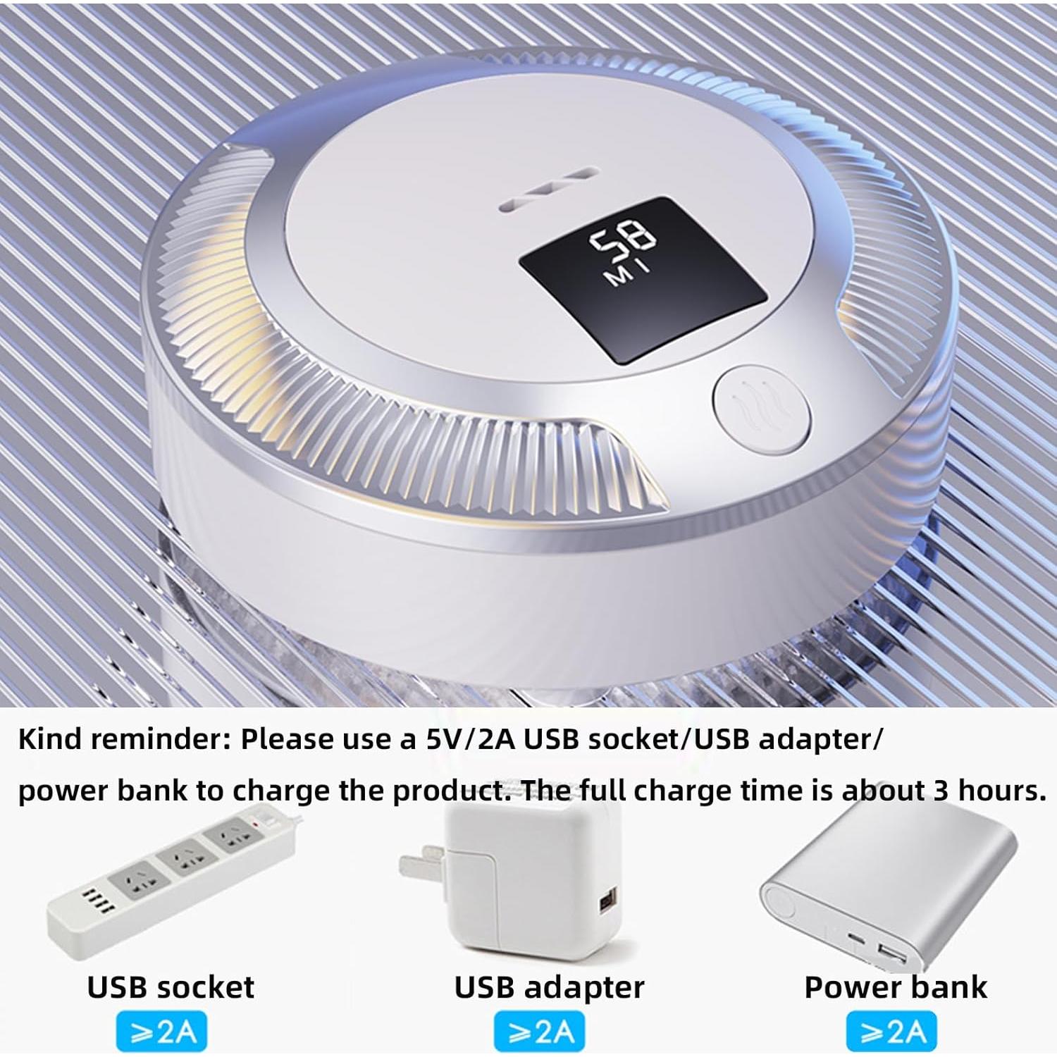 Purificador de Aire Portátil AIRPROSSING T5 Ozono 2400mAh Negro