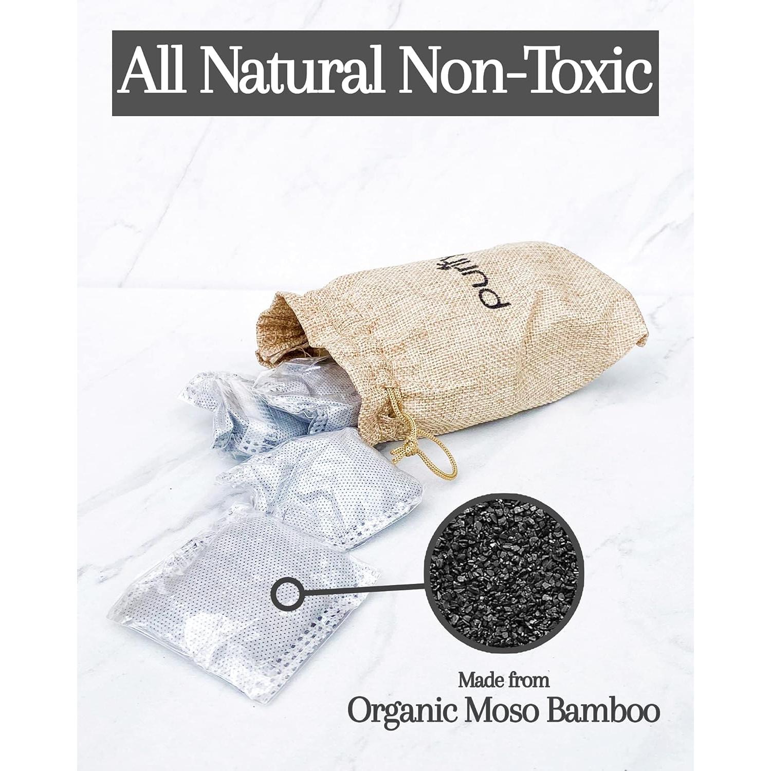 Filtros de Carbono Natural Purifyou - Set de 12 Bolsas Desodorantes