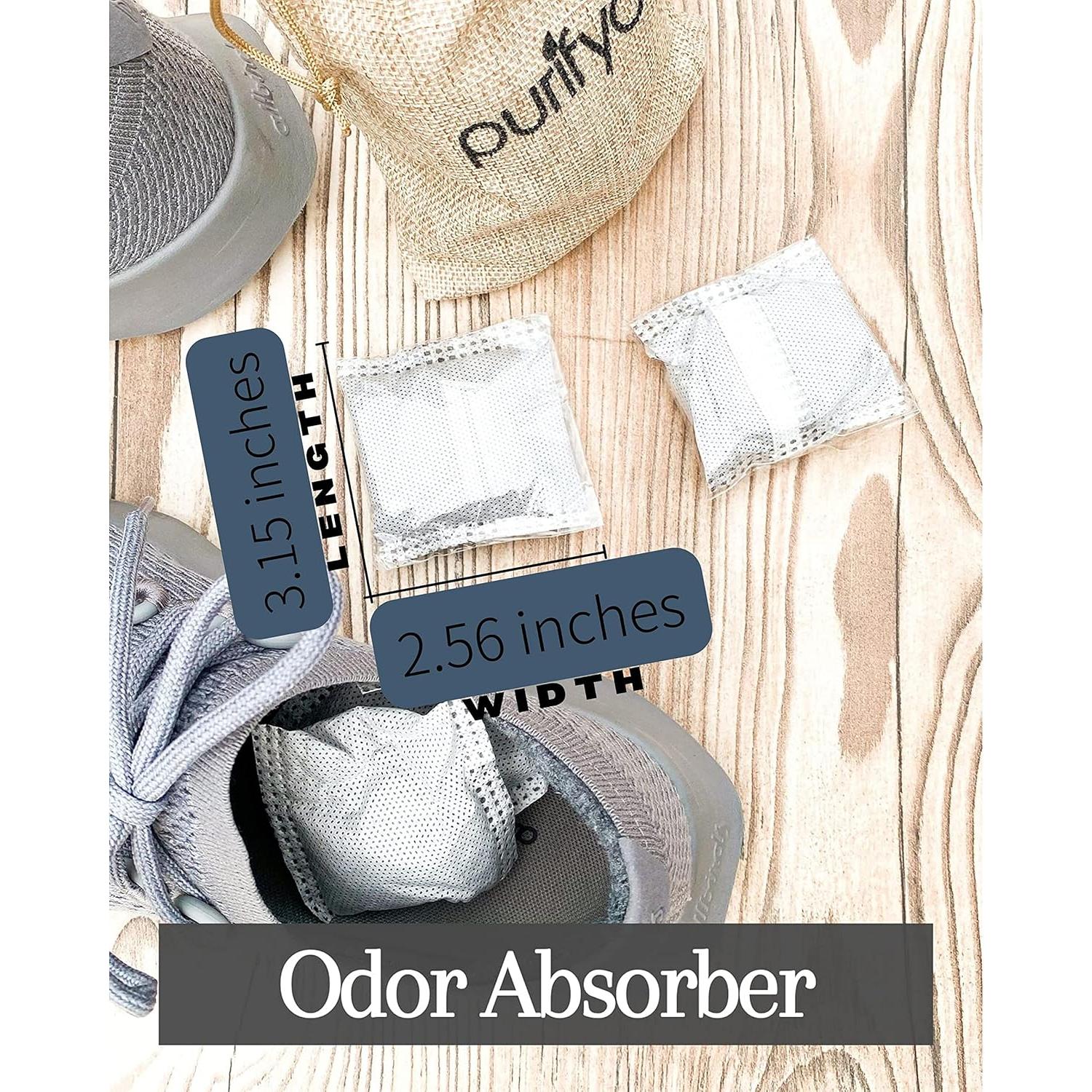 Filtros de Carbono Natural Purifyou - Set de 12 Bolsas Desodorantes