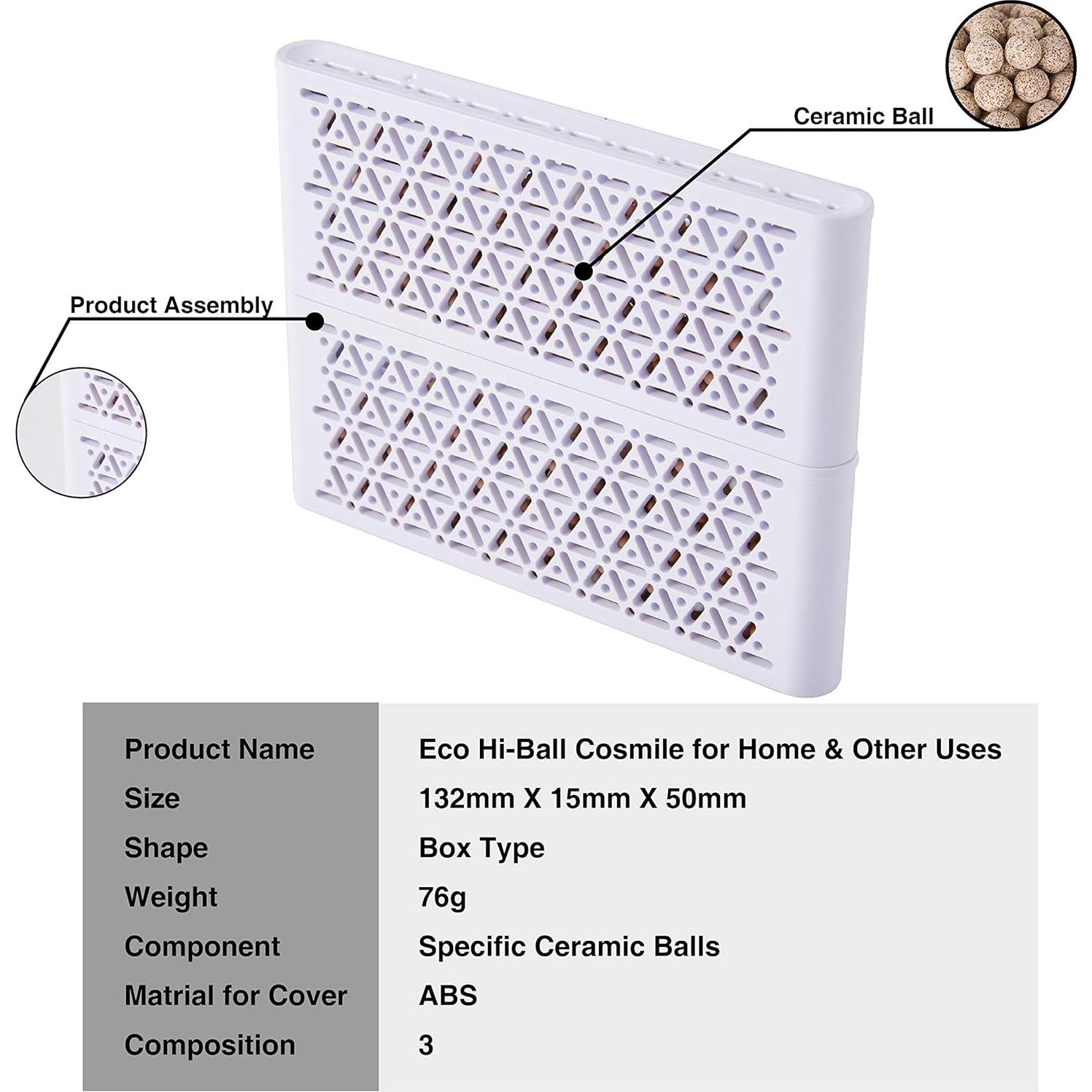 Desodorante de Refrigerador Cosmile DNCR-01 Biocerámicas 249g