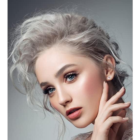 Pendientes Transparentes DSOMHZ 3mm para Oídos Sensibles 100 Pzas