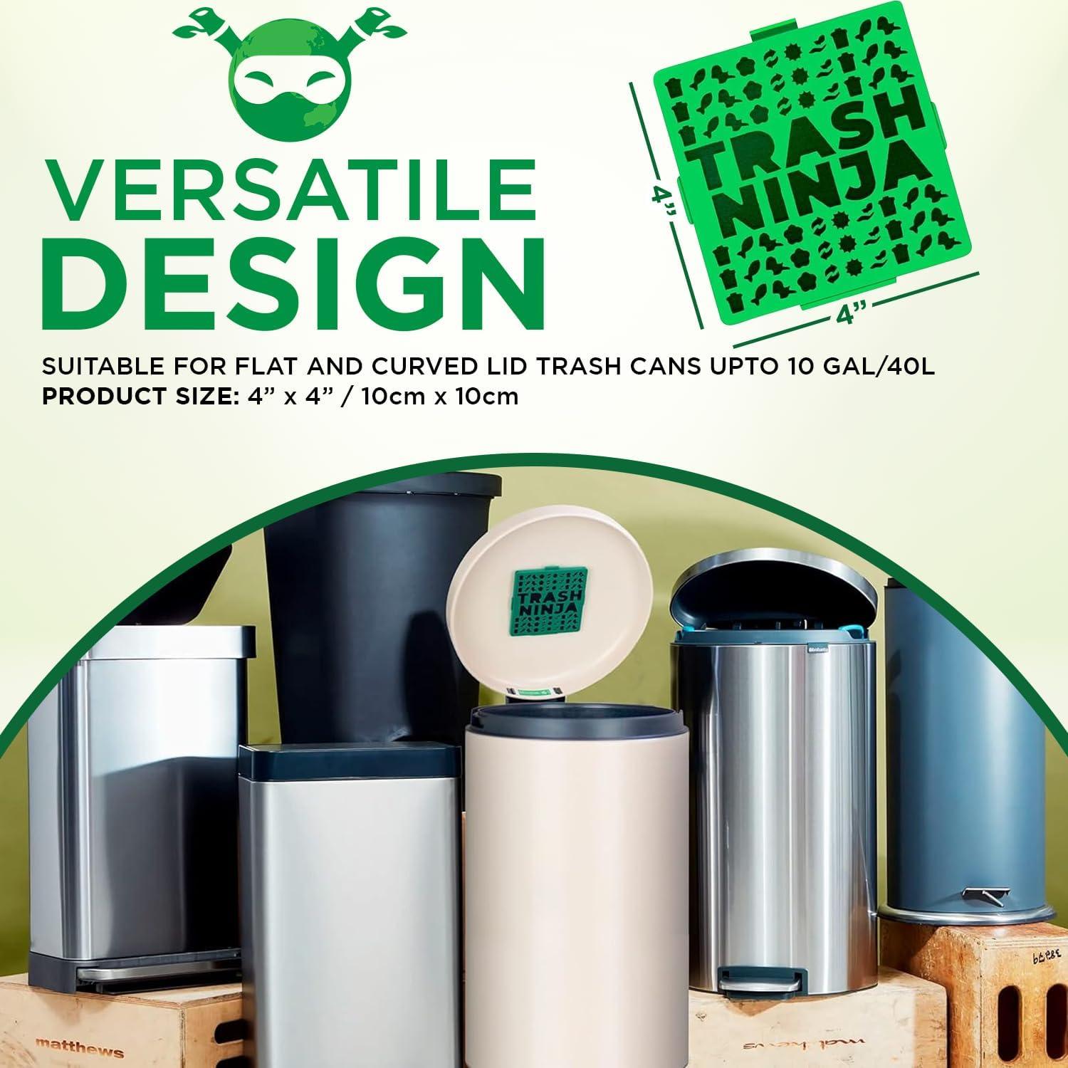 Desodorante para Botes de Basura Trash Ninja - 2 Piezas Carbón Activado