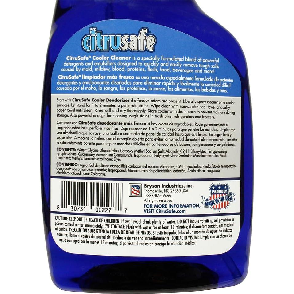 Limpiador Ecológico Citrusafe 473ml para Coolers y Refrigeradores