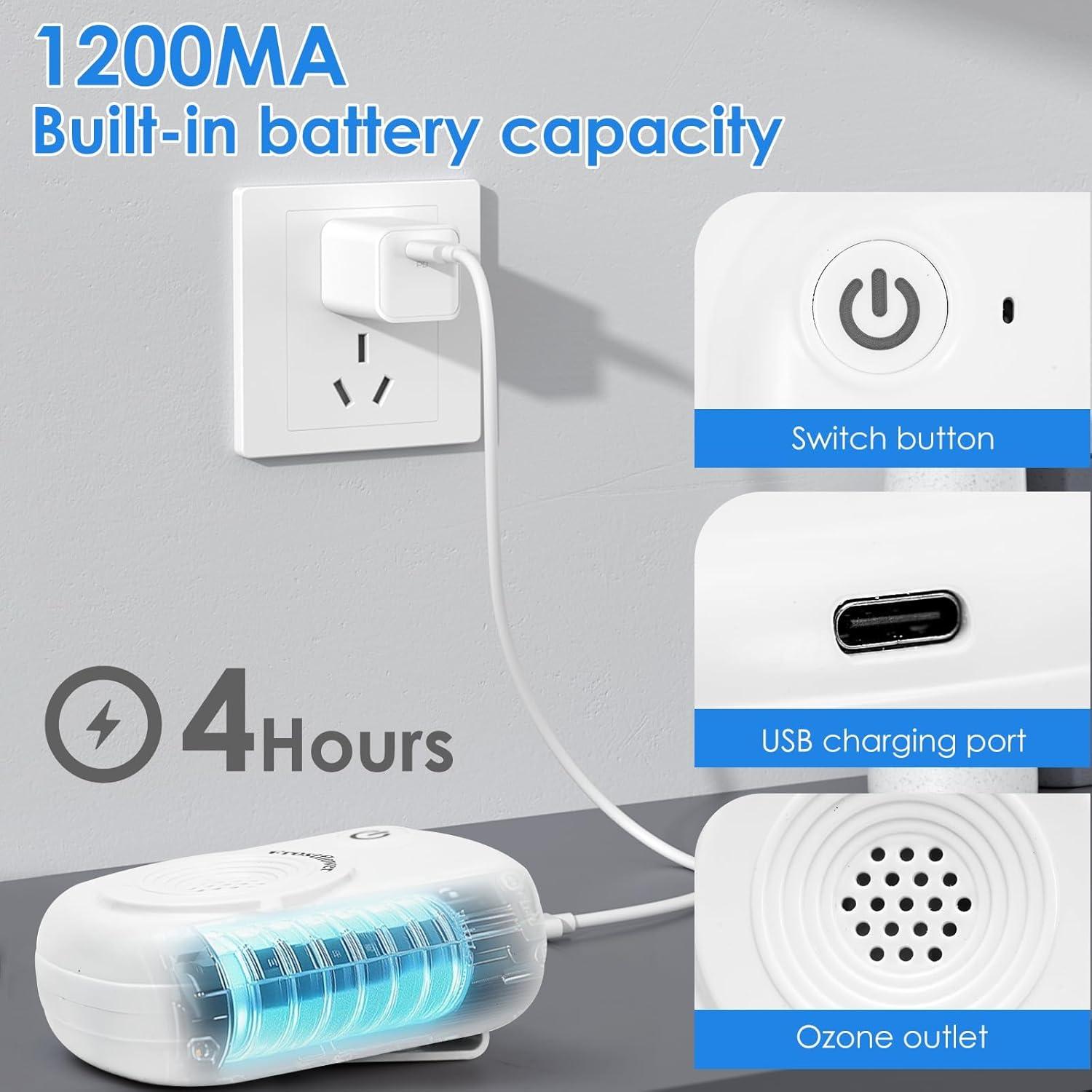 Generador de Ozono Mini Frostfower 20mg/h Purificador de Aire