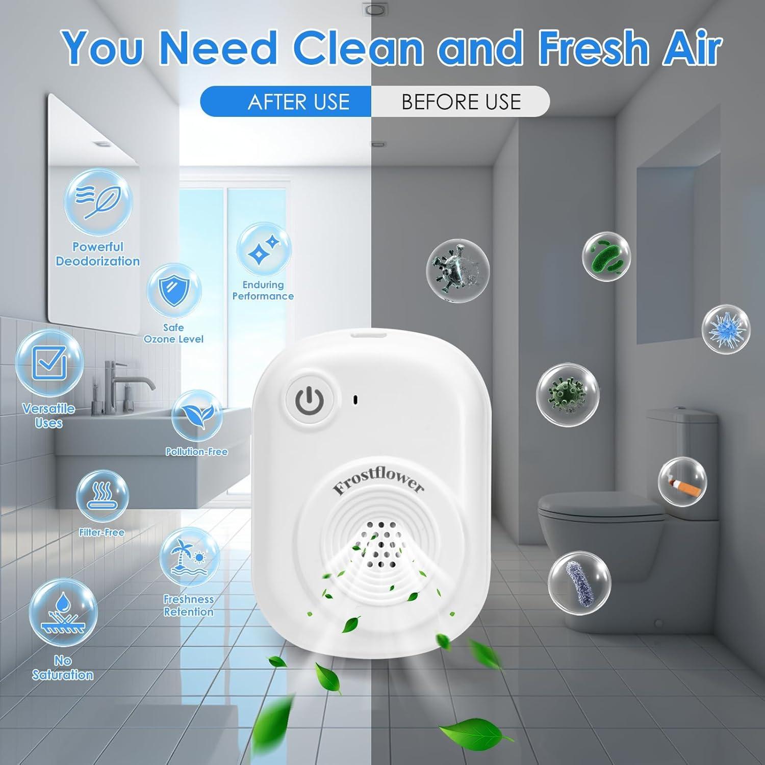 Generador de Ozono Mini Frostfower 20mg/h Purificador de Aire