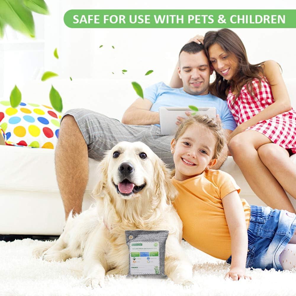 Bolsas de Carbón Activado NIYIKOW 4x200g para Purificación de Aire