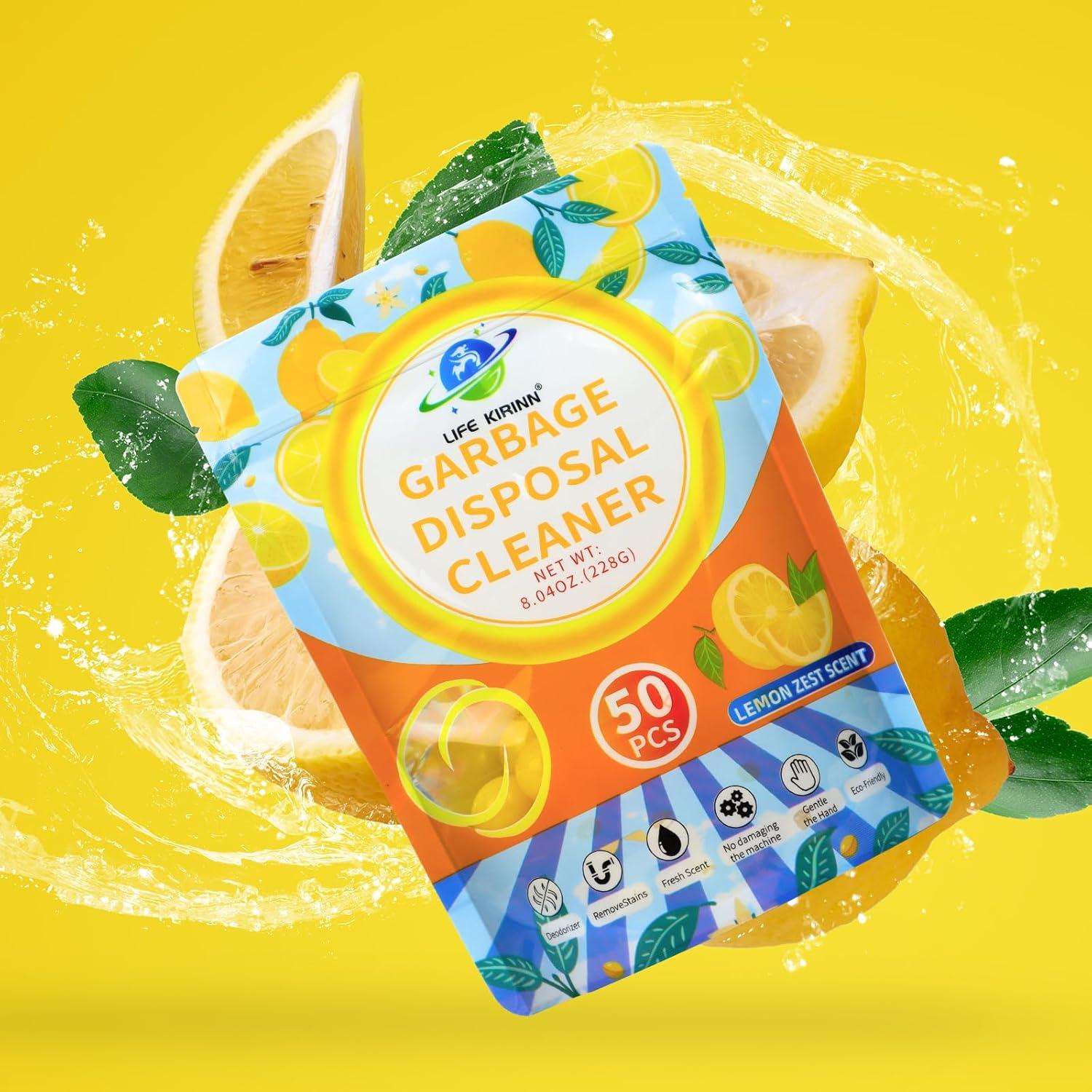 Ambientador para triturador de basura LIFE KIRINN 50 gotas limón