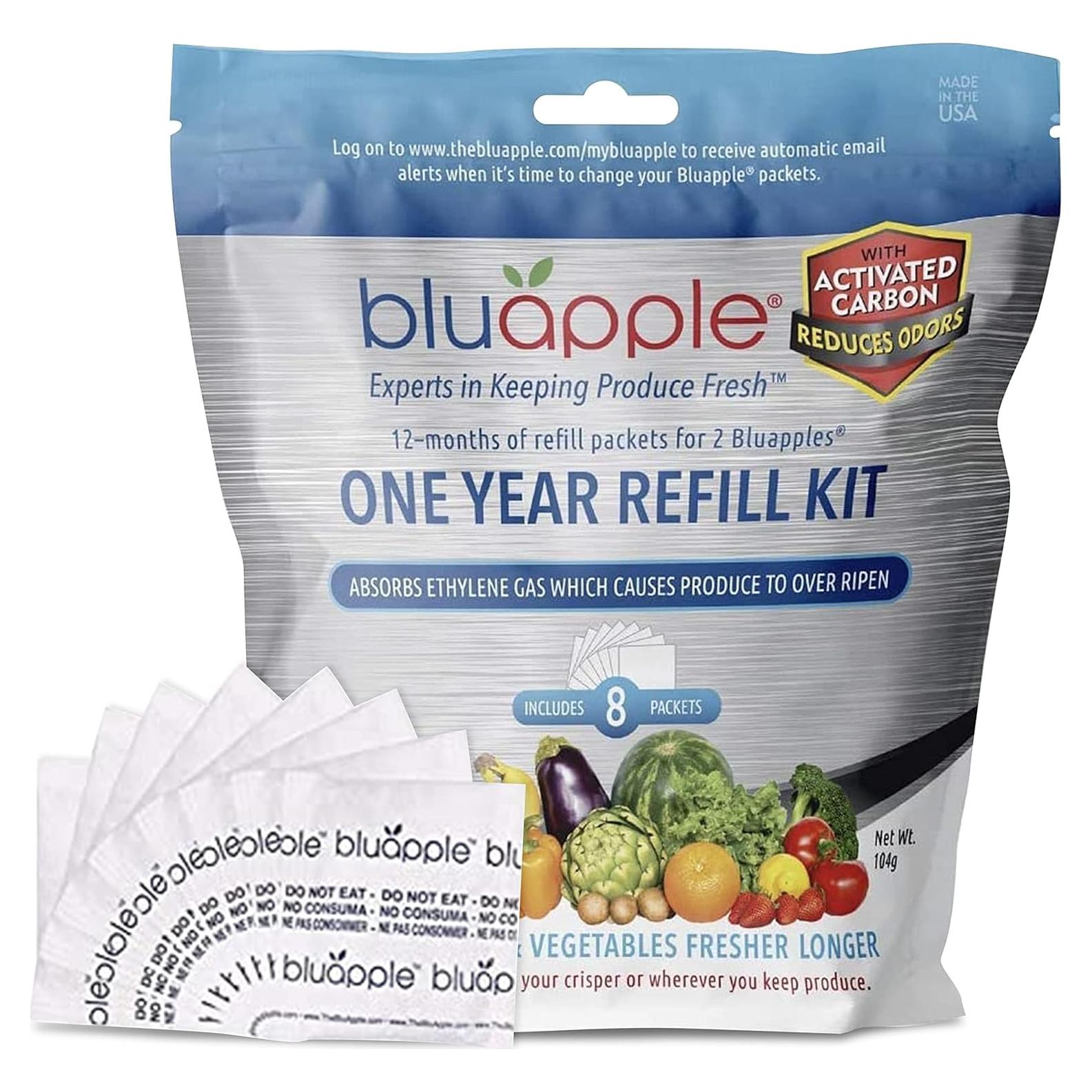 Kit de Recarga Bluapple con Carbón Activado - 8 Paquetes