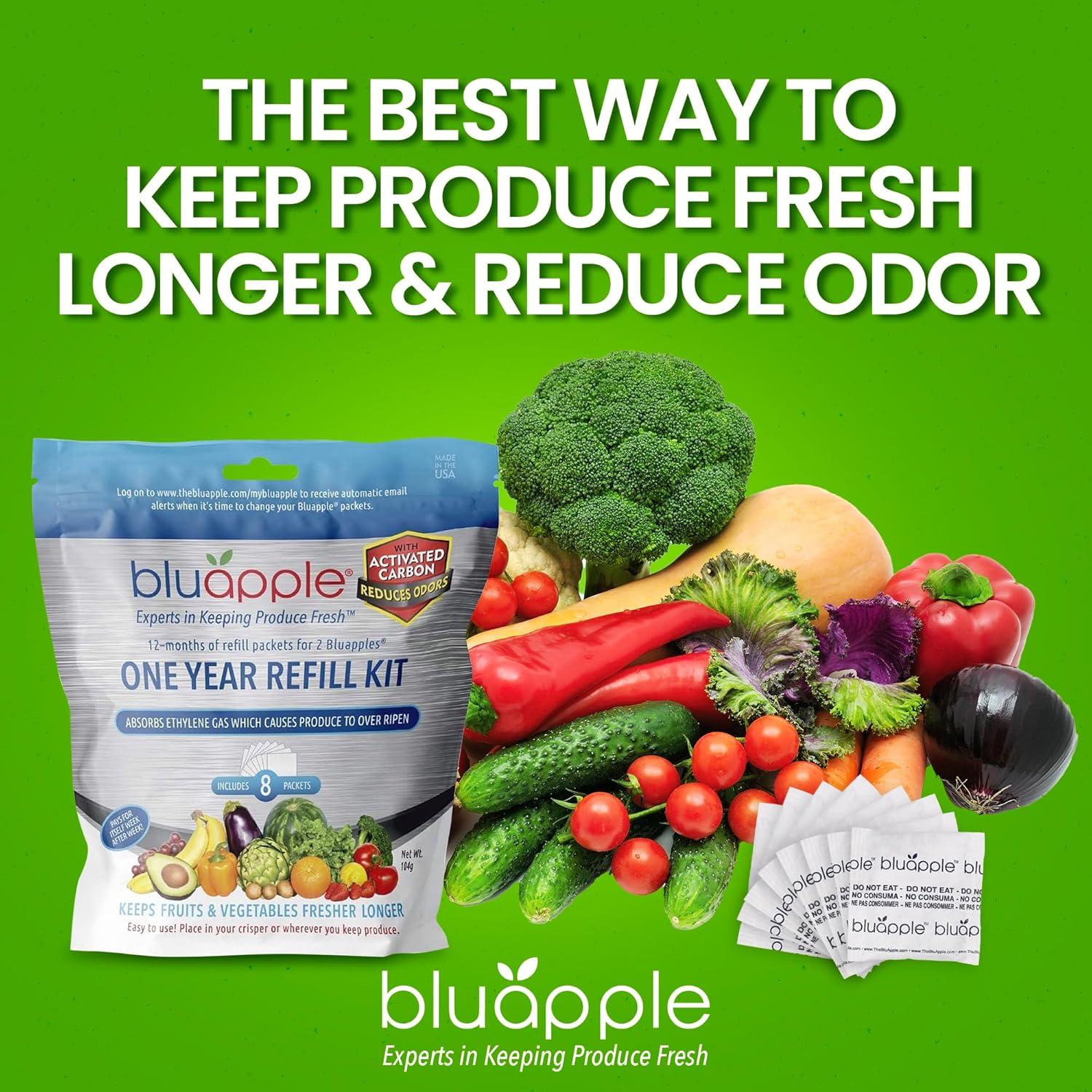 Kit de Recarga Bluapple con Carbón Activado - 8 Paquetes