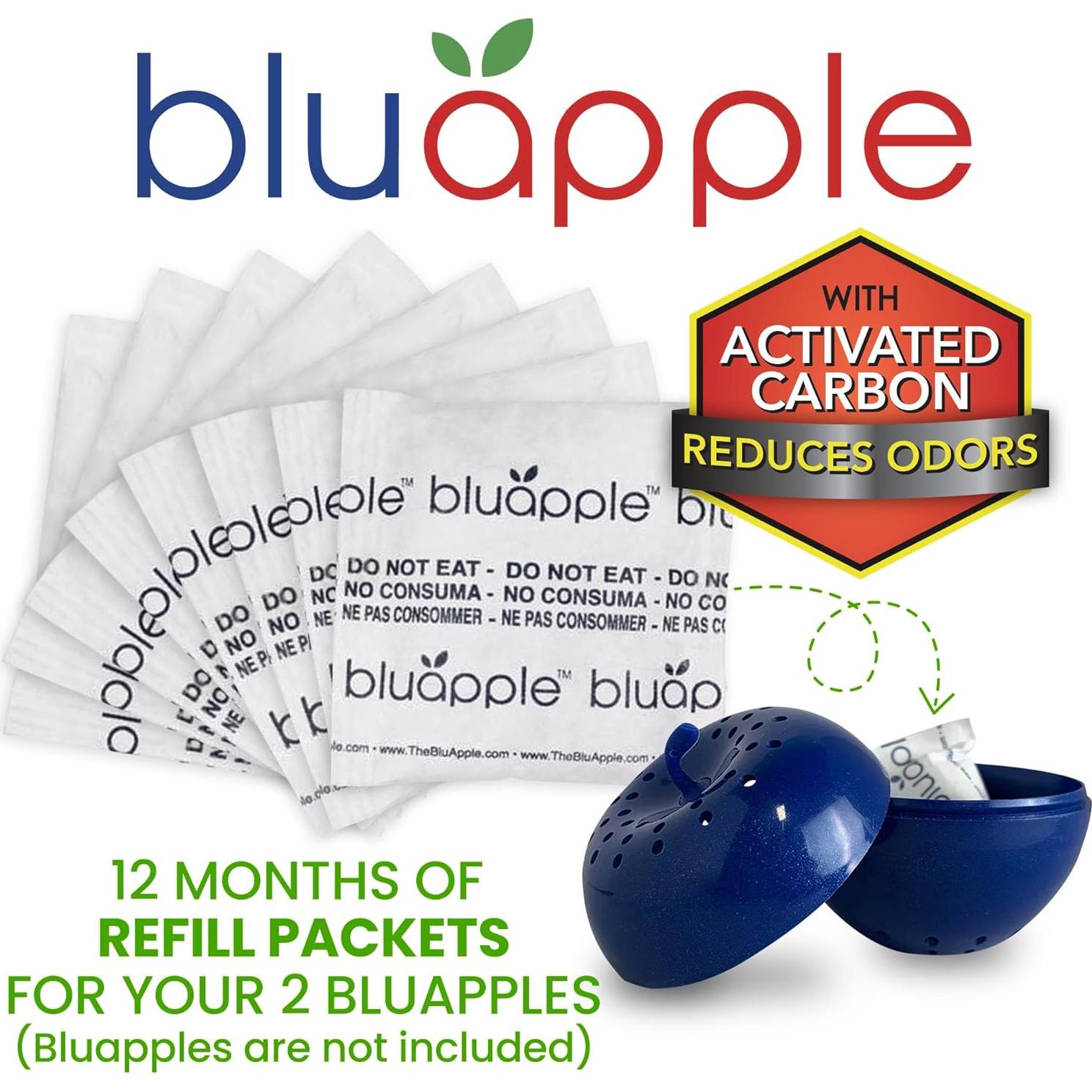 Kit de Recarga Bluapple con Carbón Activado - 8 Paquetes