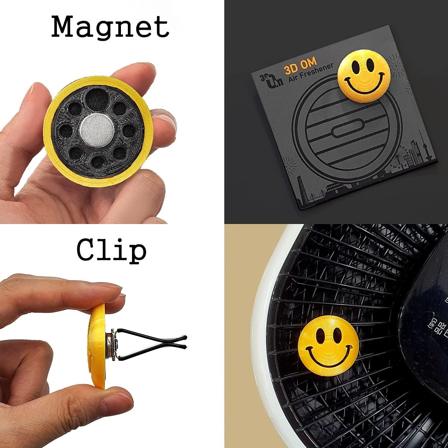 Ambientador 3D para Auto 5.08x5.08 cm 3D Oaz Eco PLA