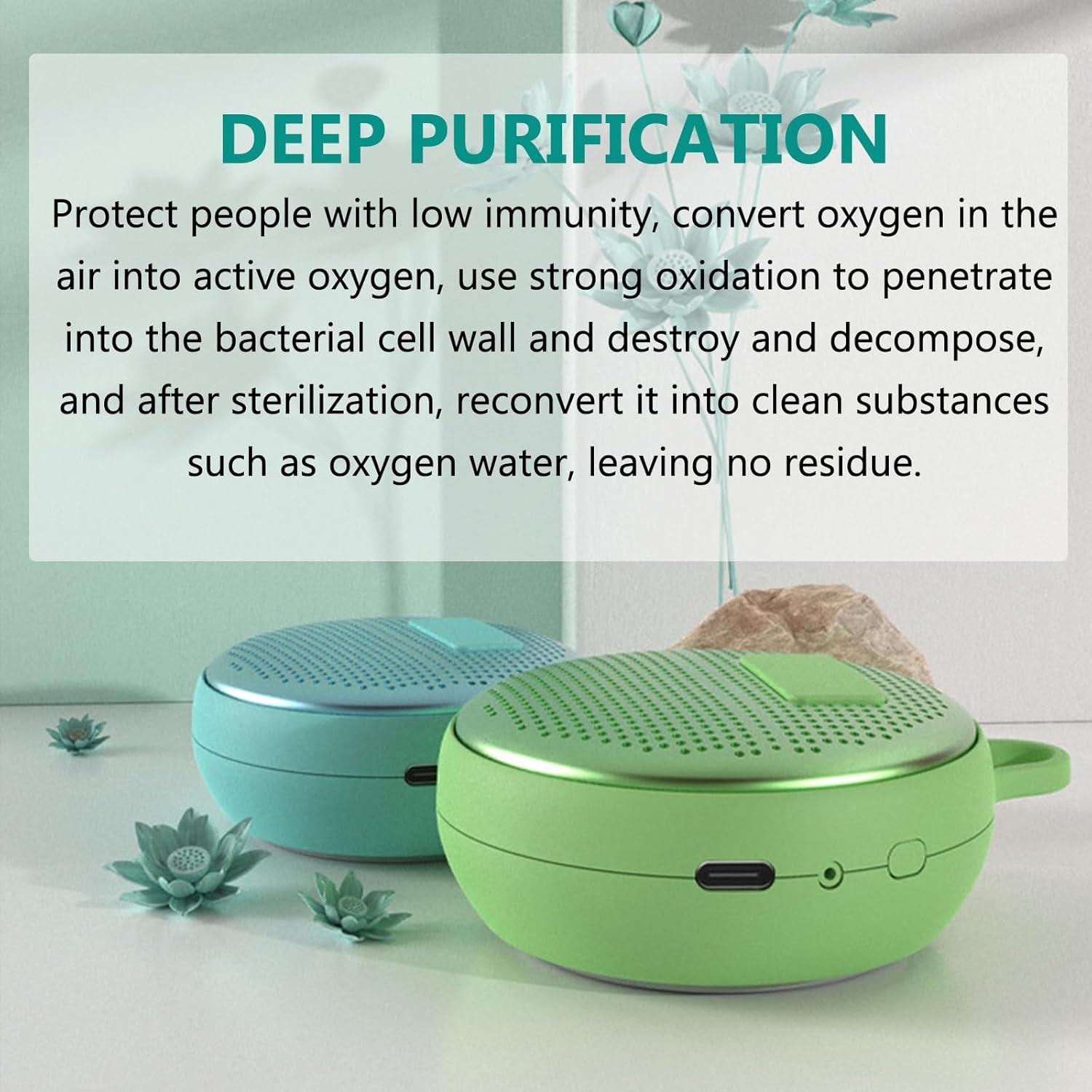 Desodorante de Refrigerador Ptmapc Recargable USB Azul 90g