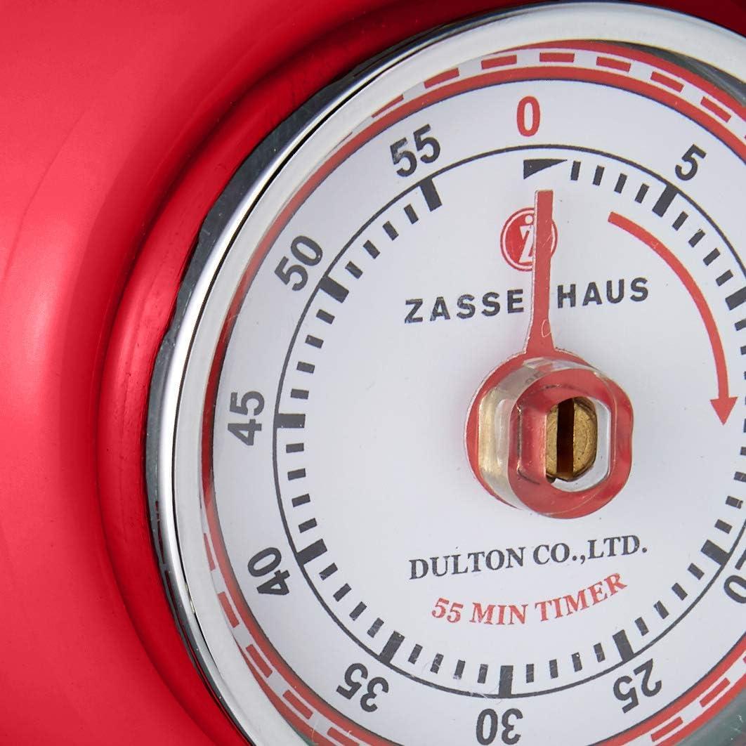 Temporizador de Cocina Mecánico Zassenhaus Rojo 6.99 cm