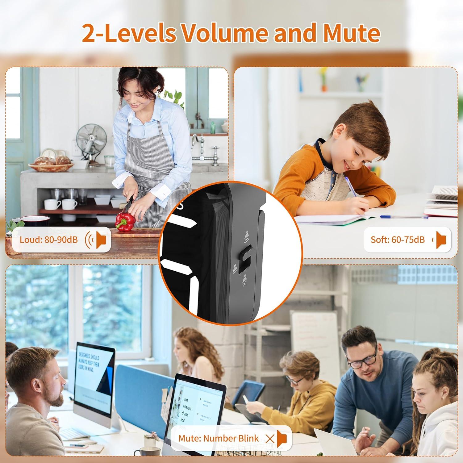 Temporizador Digital VOCOO Magnético para Cocina 99 Minutos