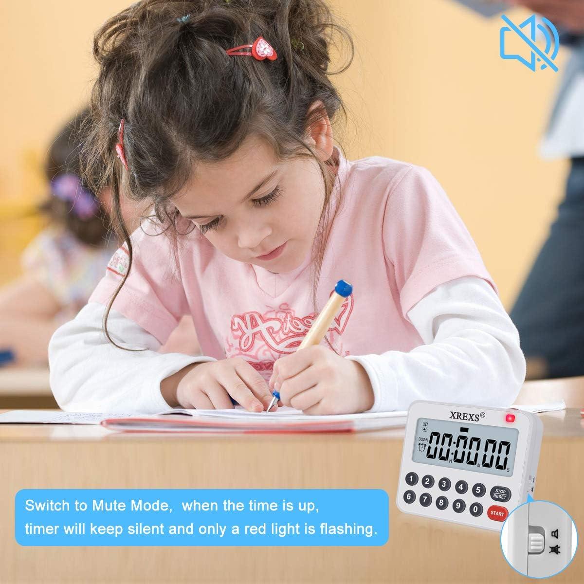 Temporizador Digital de Cocina XREXS con Alarma Fuerte y Silencio