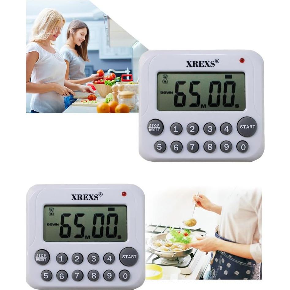 Temporizador de Cocina Digital XREXS PS-367 con Alarma Fuerte