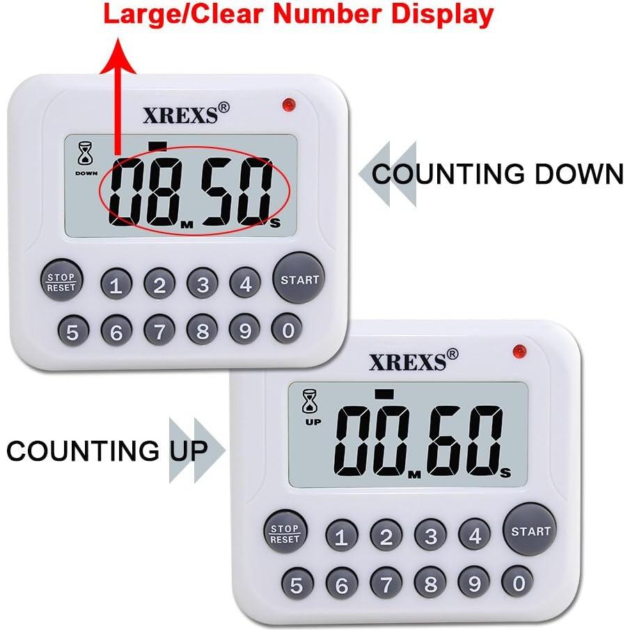 Temporizador de Cocina Digital XREXS PS-367 con Alarma Fuerte