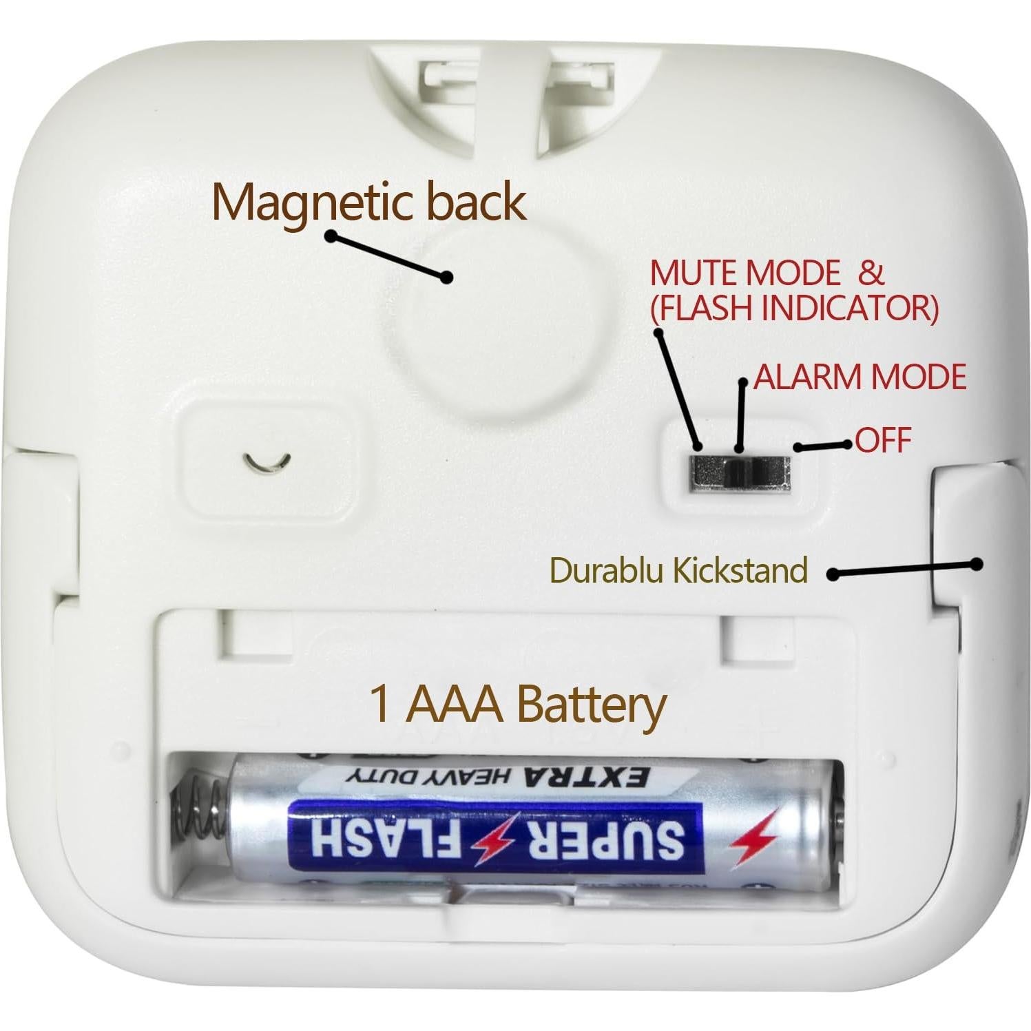 Temporizador Digital de Cocina Magnético Tanmalan Negro 99 Minutos