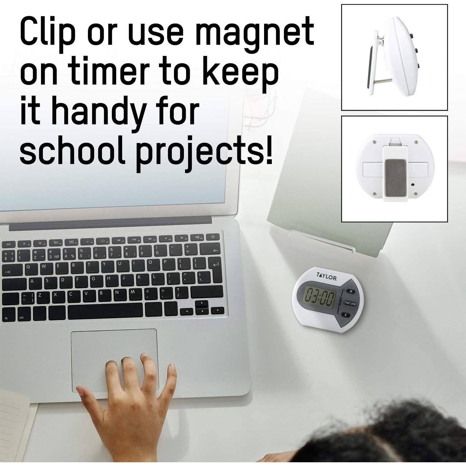 Temporizador Digital Taylor 99 Minutos con Pantalla Grande