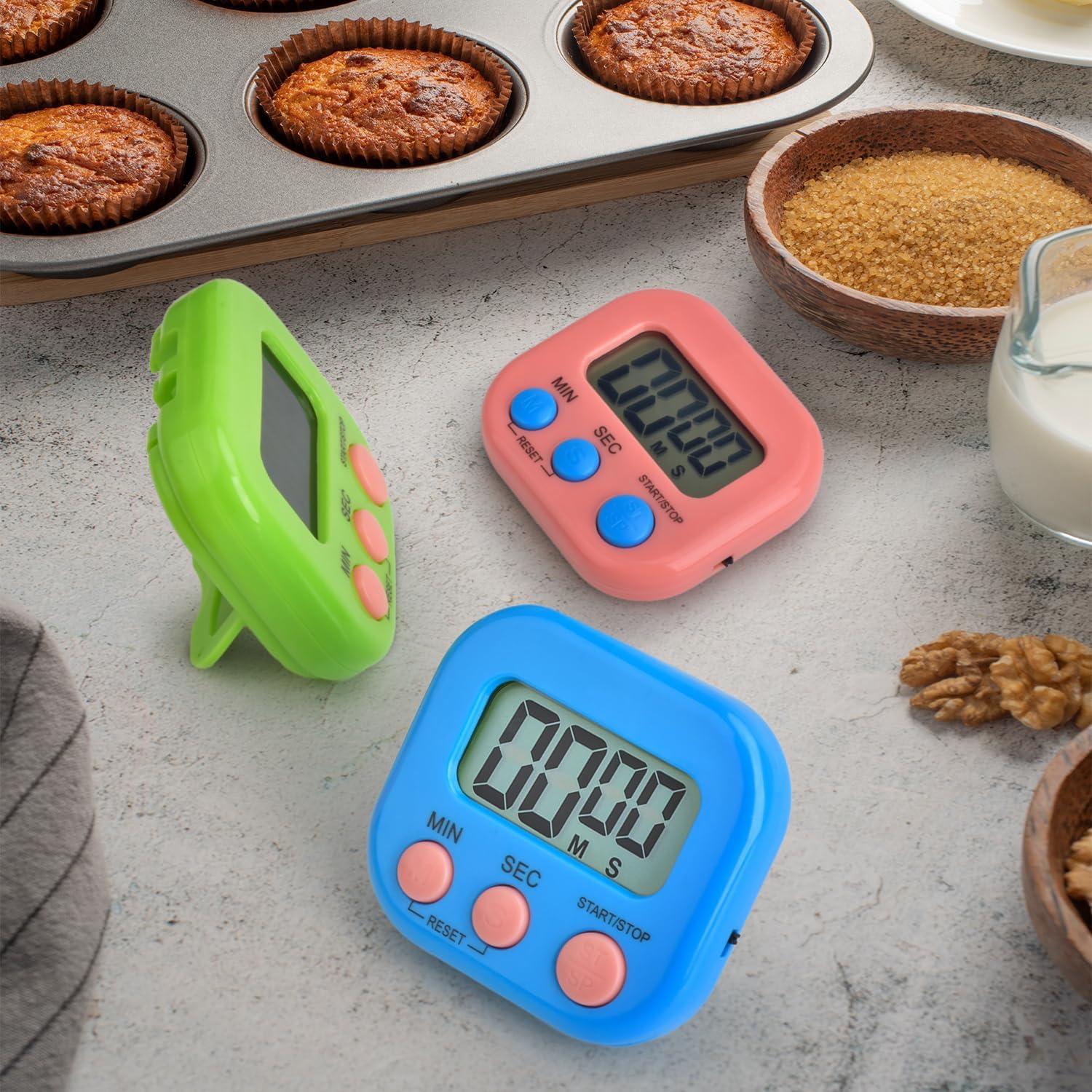 Paquete de 6 Temporizadores Digitales de Cocina CAPHONT