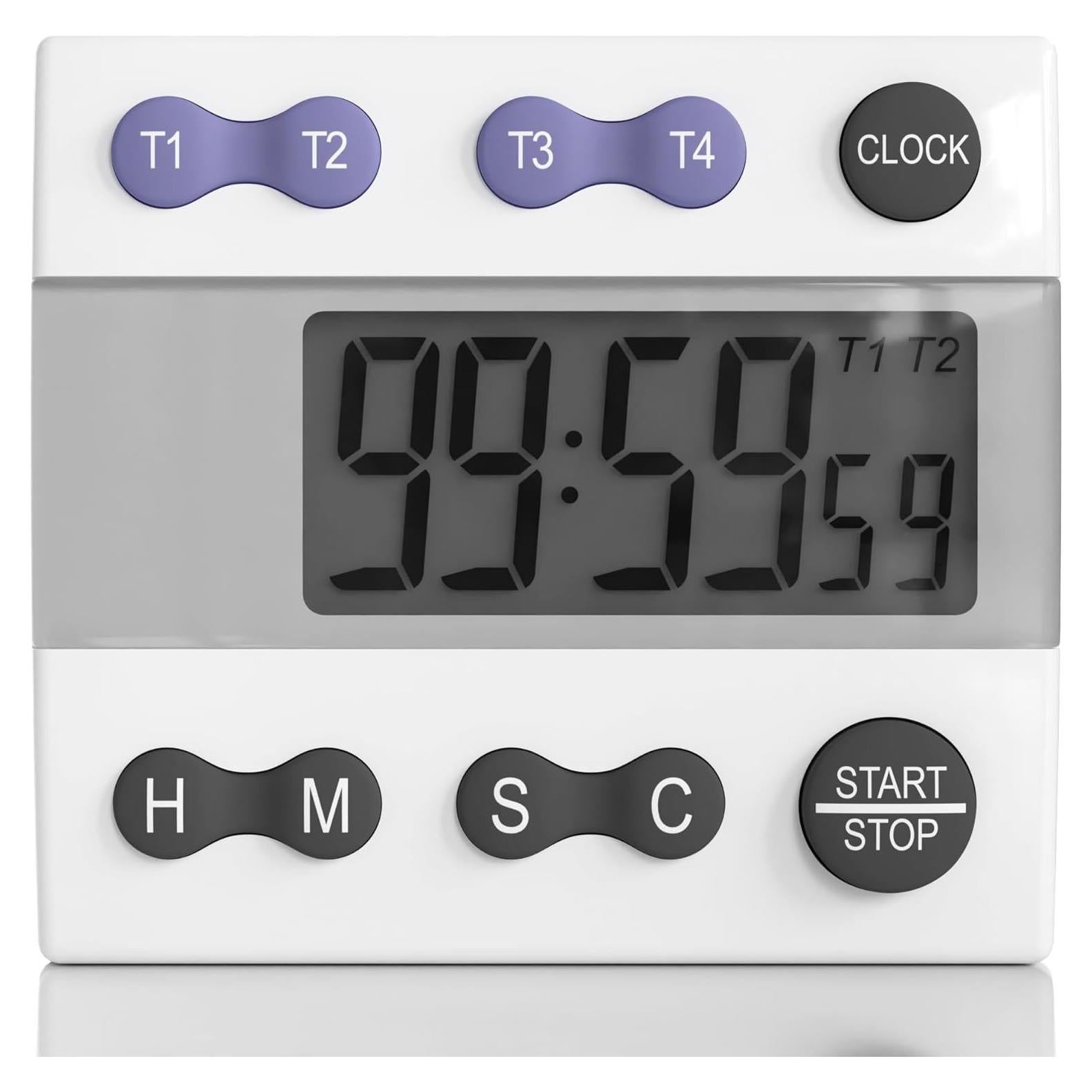 Temporizador Digital de Cocina Sper Scientific 810015 4 Canales