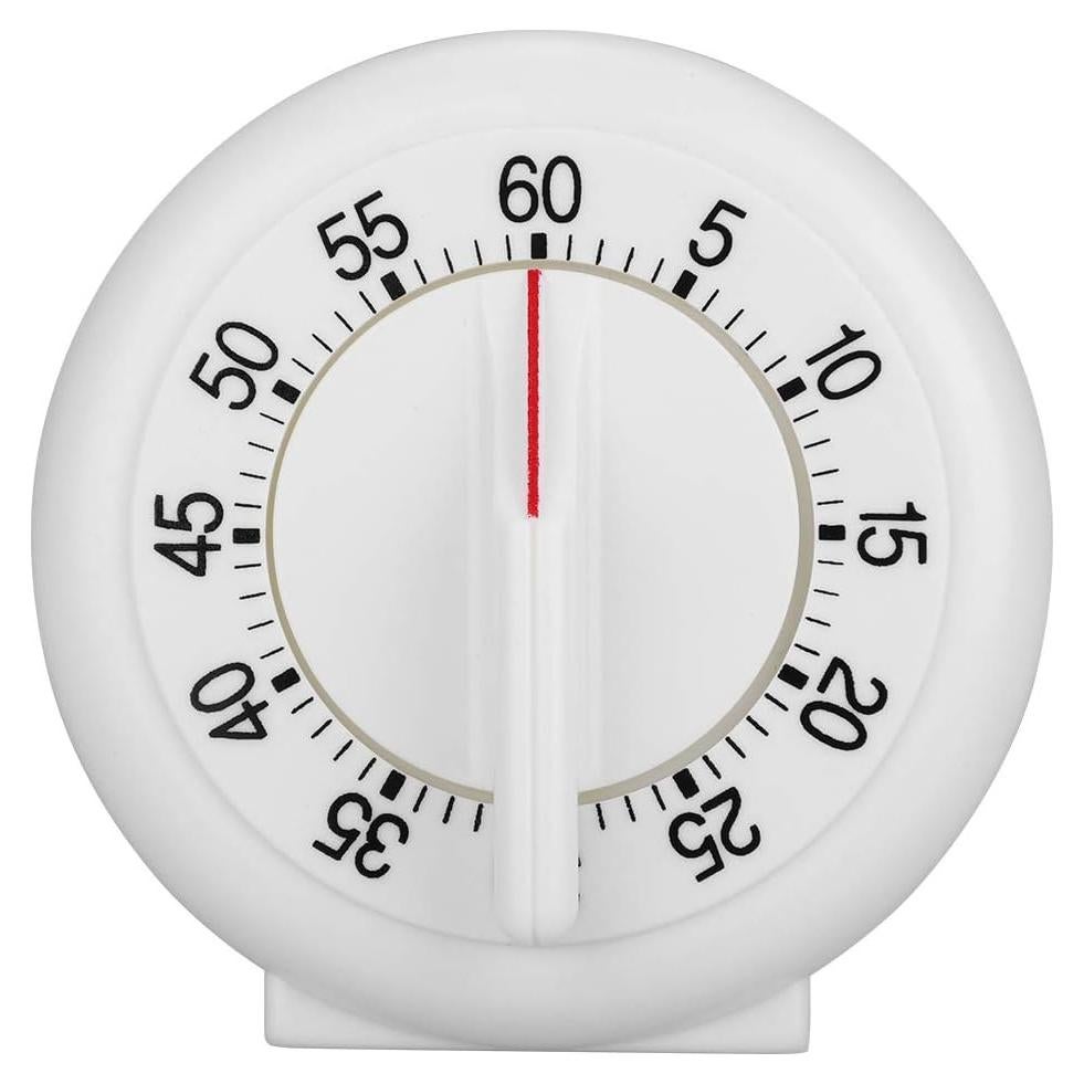 Temporizador de Cocina Manual Lwuey 60 Minutos Blanco
