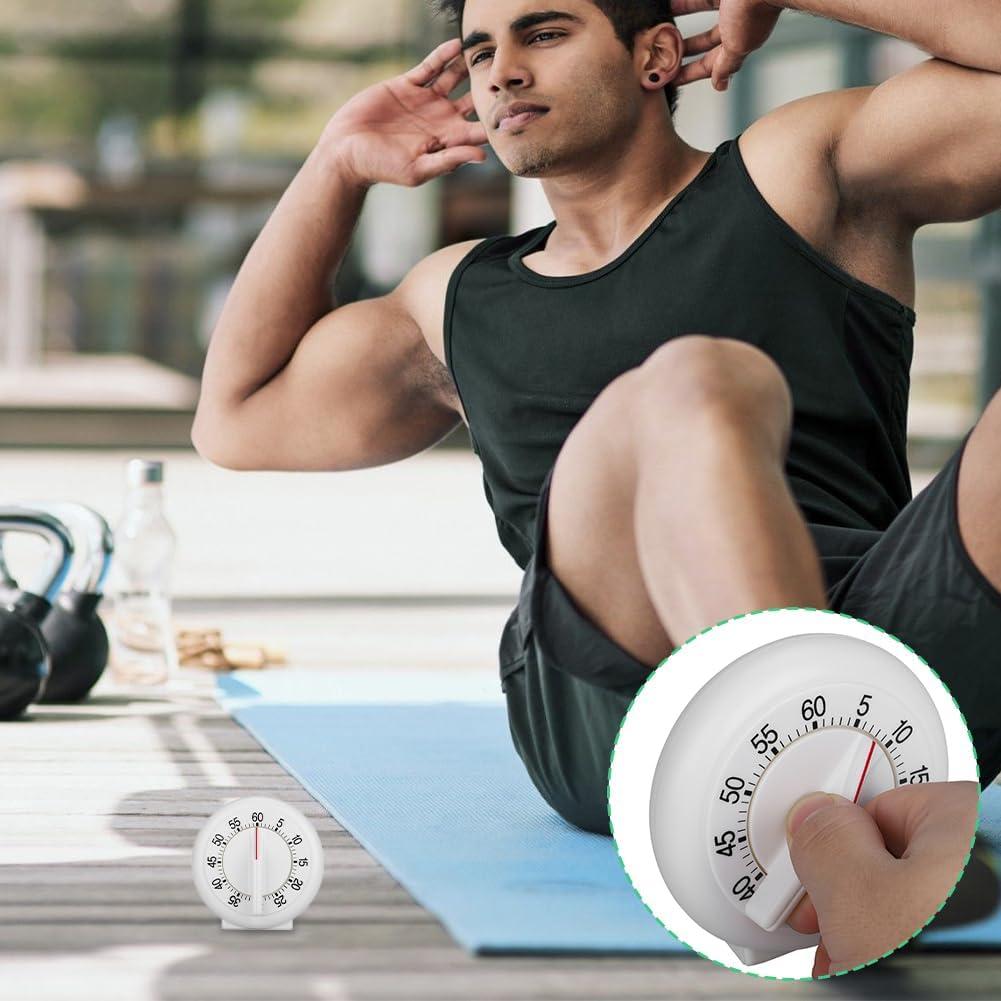 Temporizador de Cocina Manual Lwuey 60 Minutos Blanco