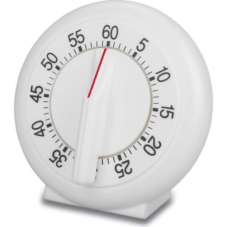 Temporizador de Cocina Manual Lwuey 60 Minutos Blanco