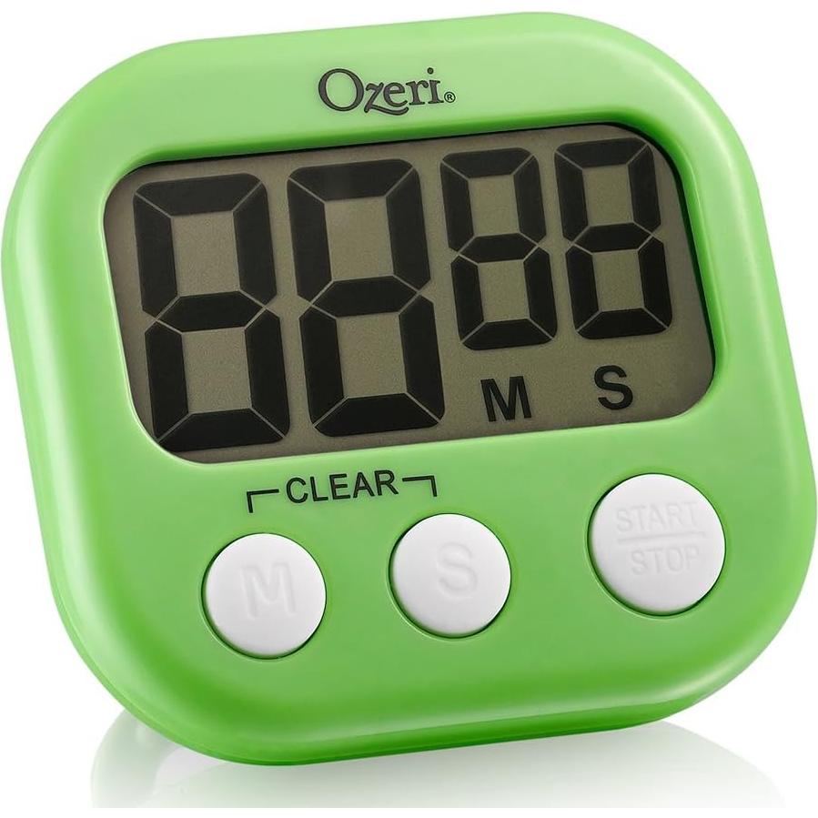 Temporizador de Cocina Ozeri KT1-L Verde con Alarma Mejorada