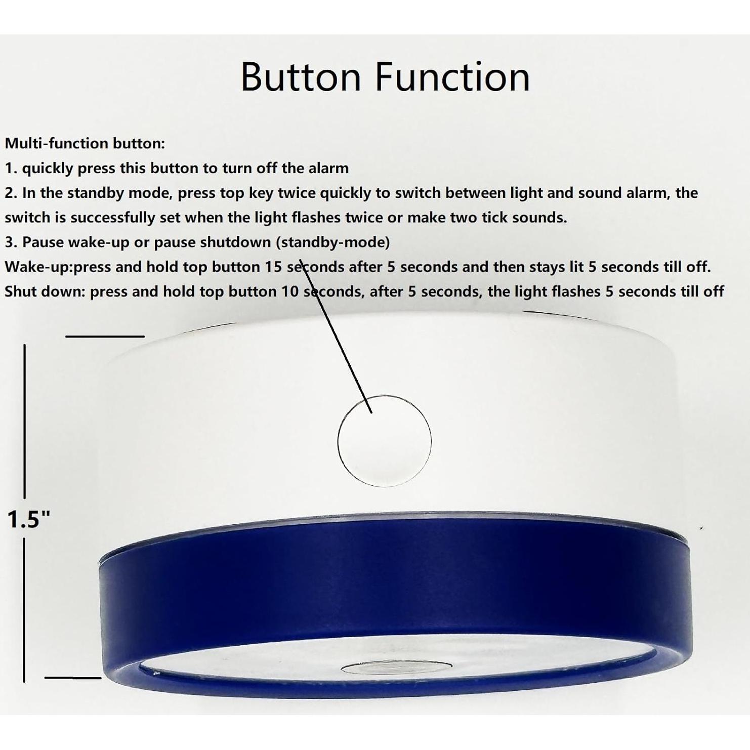 Temporizador Visual DUNUO 60 Minutos Silencioso para Niños