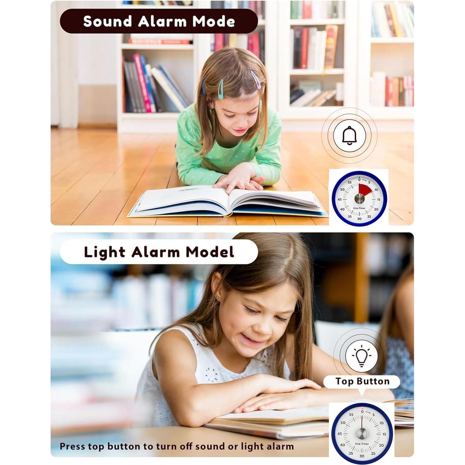 Temporizador Visual DUNUO 60 Minutos Silencioso para Niños