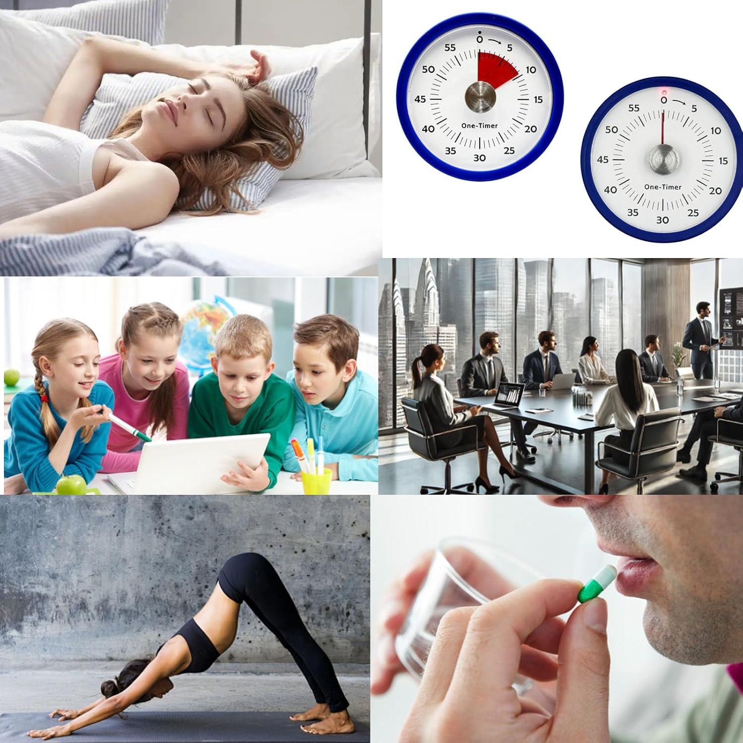 Temporizador Visual DUNUO 60 Minutos Silencioso para Niños