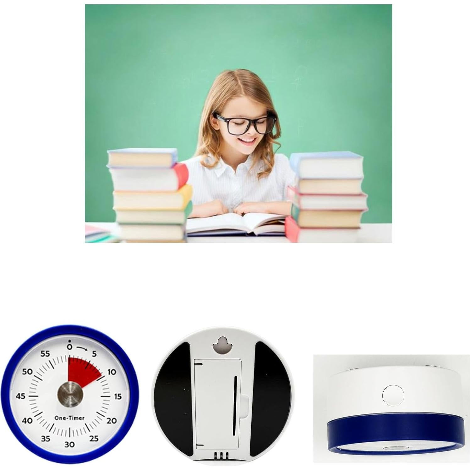 Temporizador Visual DUNUO 60 Minutos Silencioso para Niños