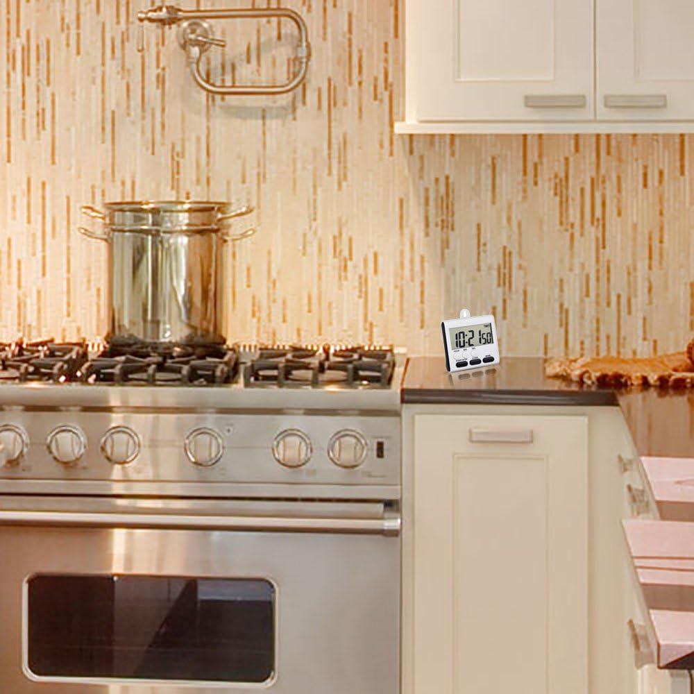 Paquete de 3 Temporizadores Magnéticos de Cocina Mudder 24h