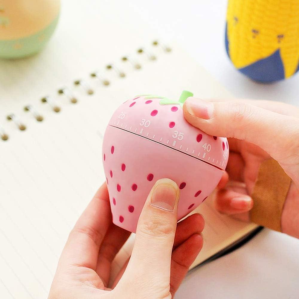 Temporizador de Cocina Mecánico MonLiya Fresa 11 Configuraciones