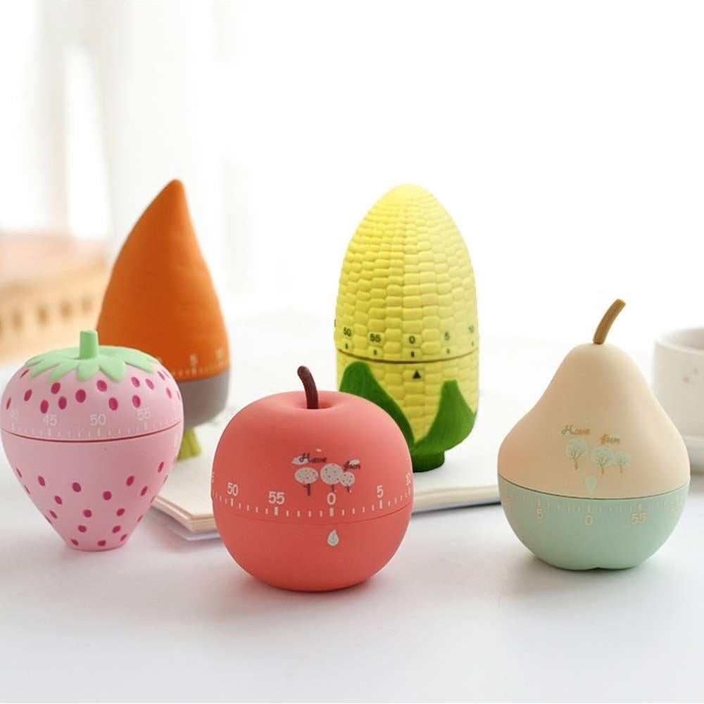 Temporizador de Cocina Mecánico MonLiya Fresa 11 Configuraciones