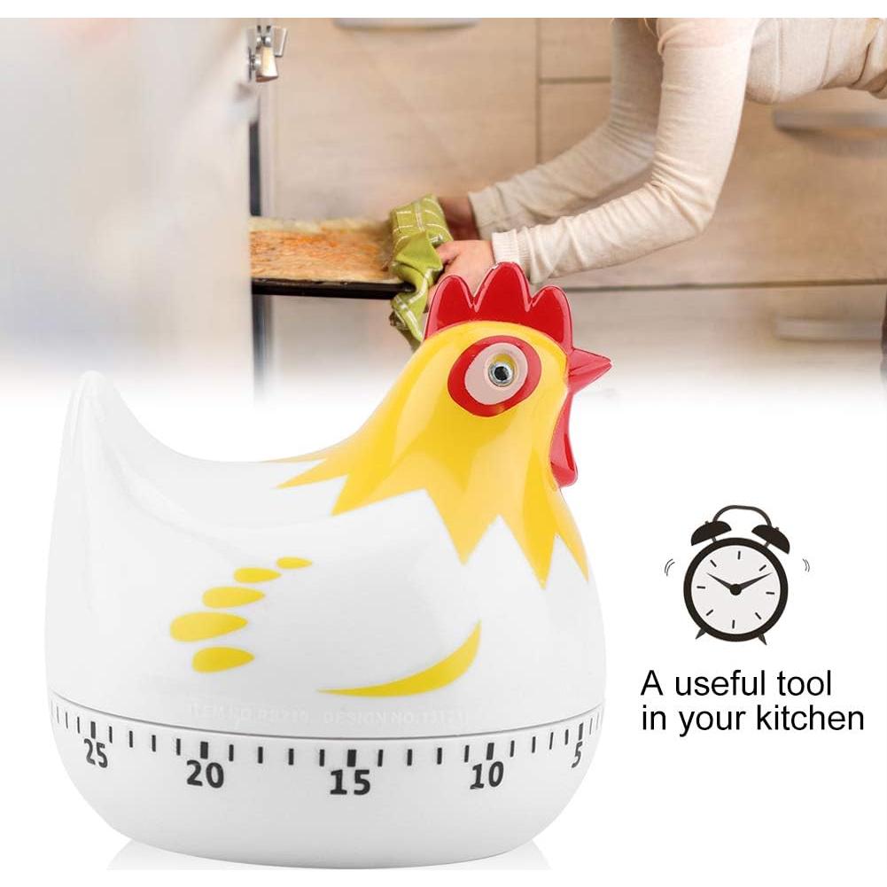 Temporizador de Cocina Jadeshay Blanco, Alarma Fuerte y Duradero