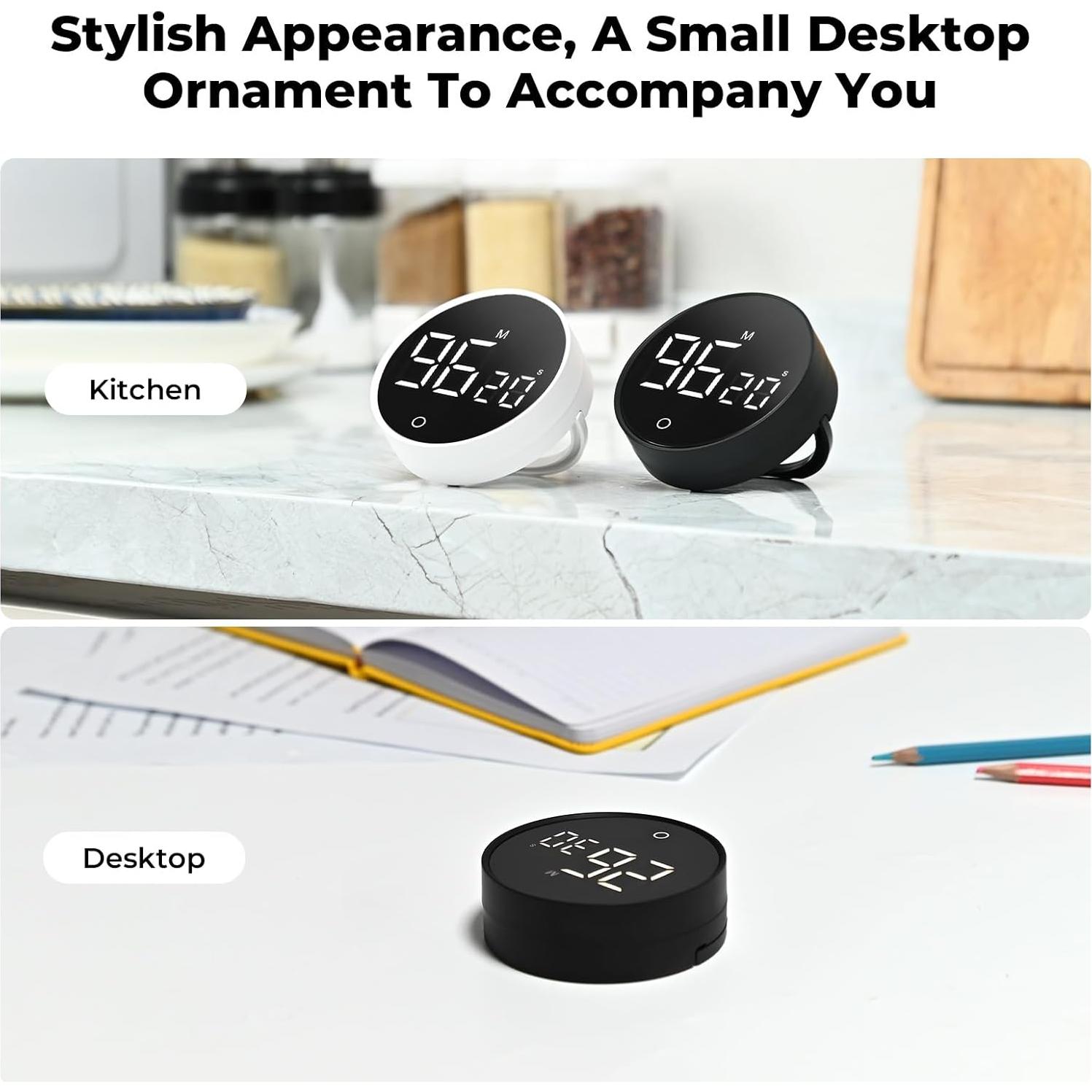 Temporizador de Cocina EooCoo Digital con Pantalla Grande 199 Min