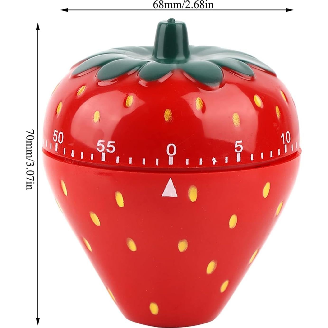 Temporizador Mecánico de Cocina Joyzan en Forma de Fresa 60 Min