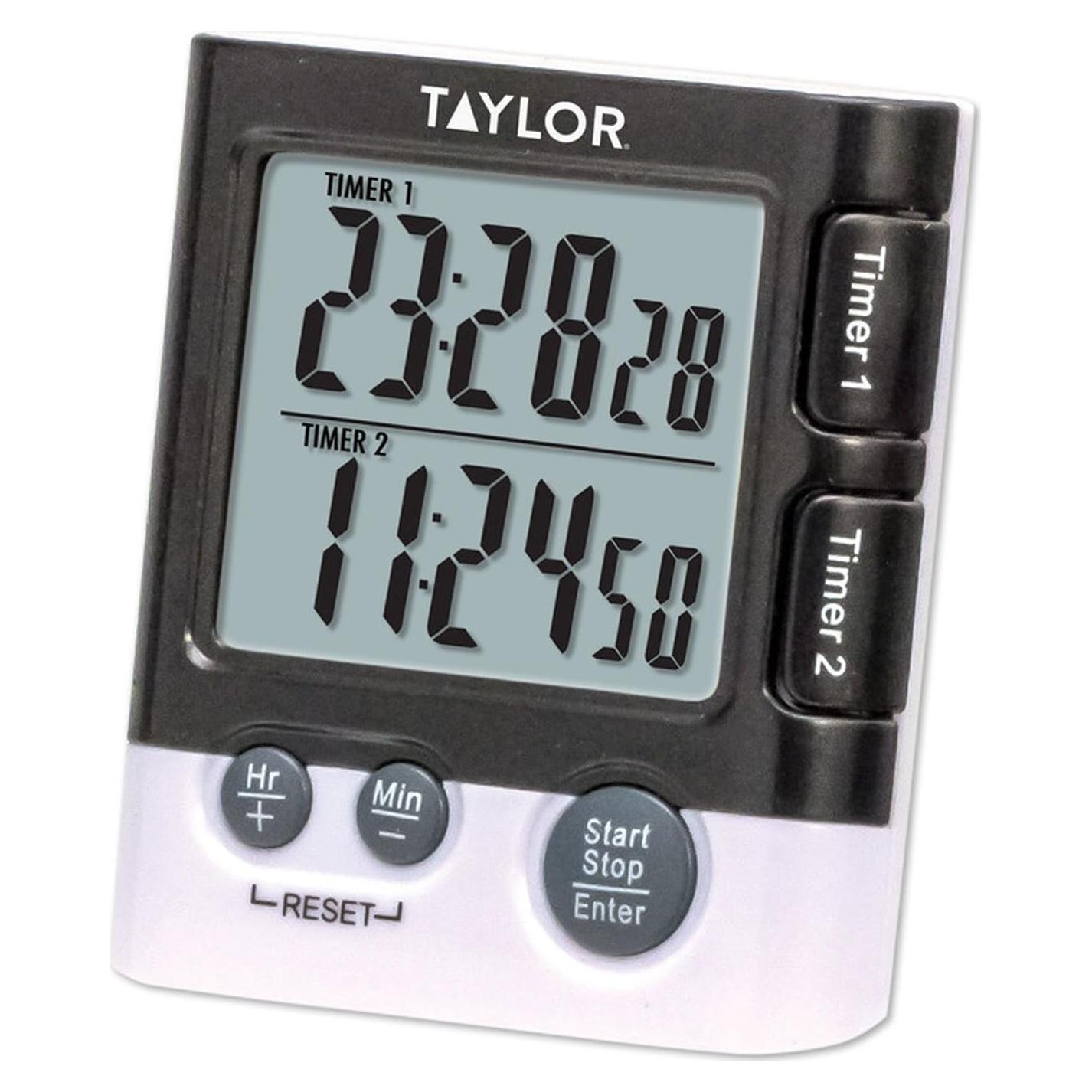Temporizador Digital Doble Evento Taylor con Pantalla LCD