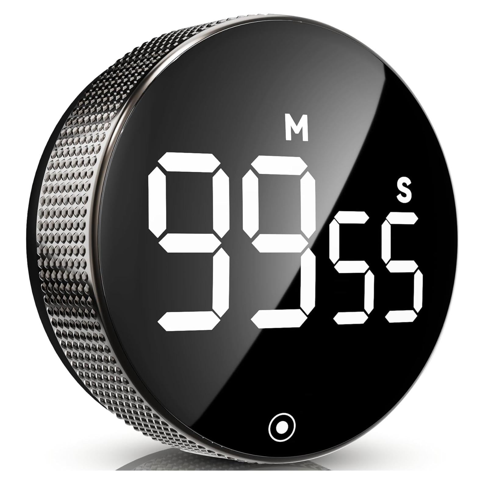 Temporizador de Cocina Digital Eshome Negro con Pantalla LED