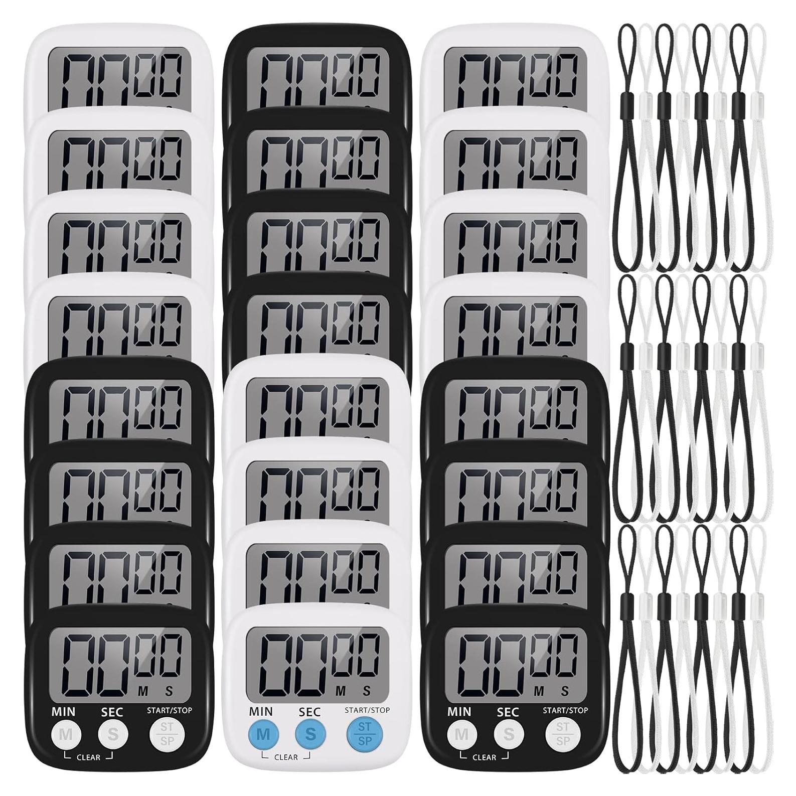 Temporizador Digital de Cocina Weewooday 24 Piezas Magnético