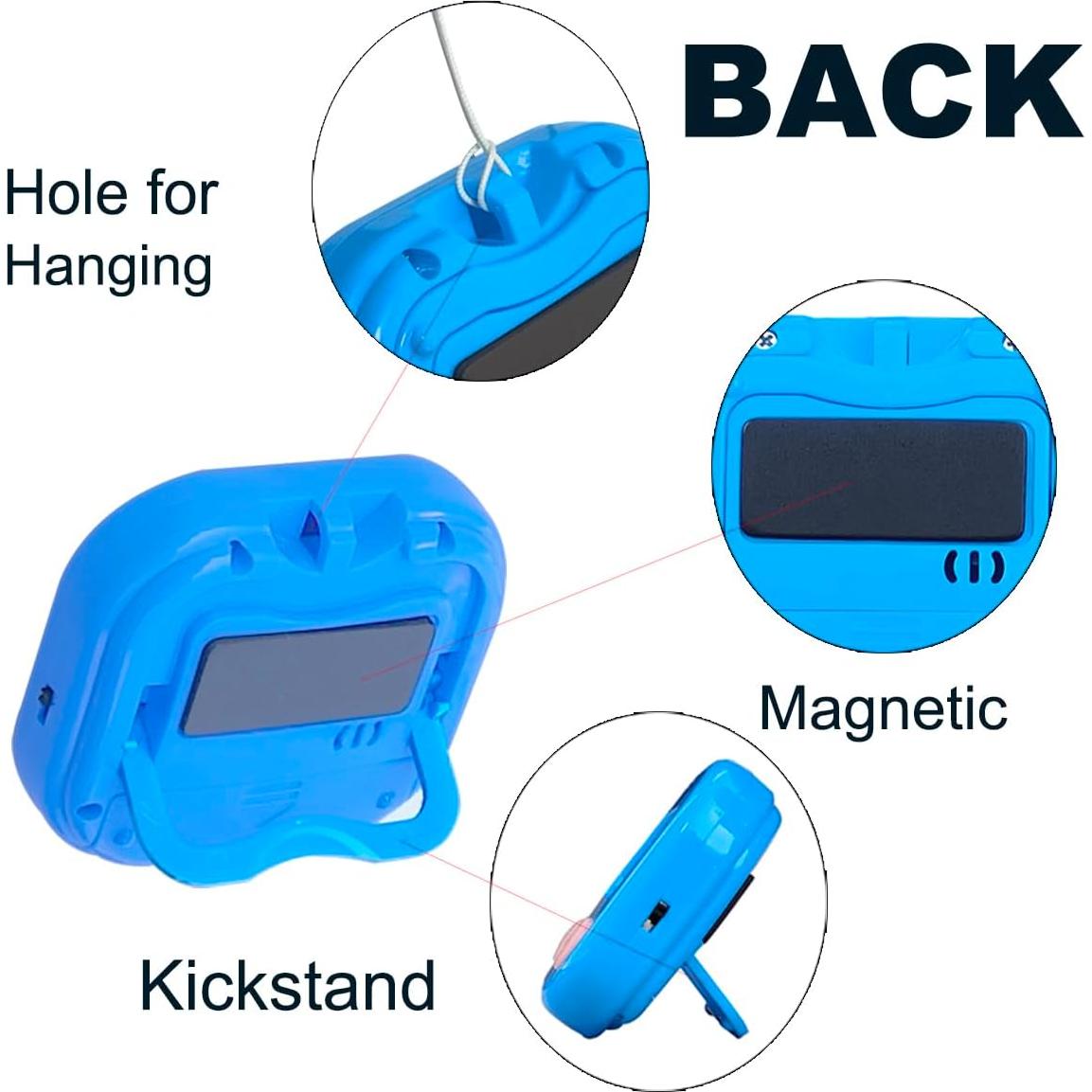 Temporizador de Cocina Digital BESTWYA con Pantalla LCD 6 Colores