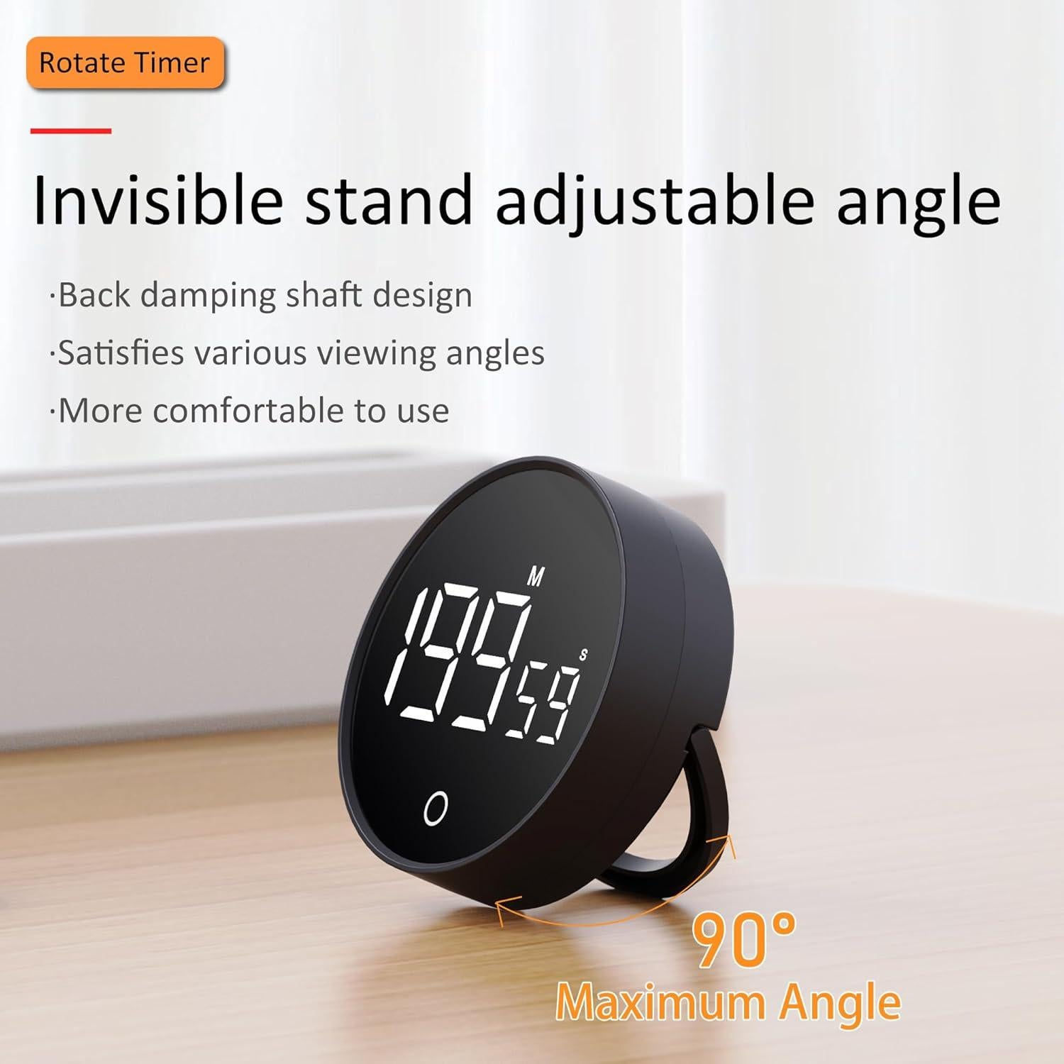 Temporizador de Cocina Digital Exlliy Magnético LED 199 Minutos