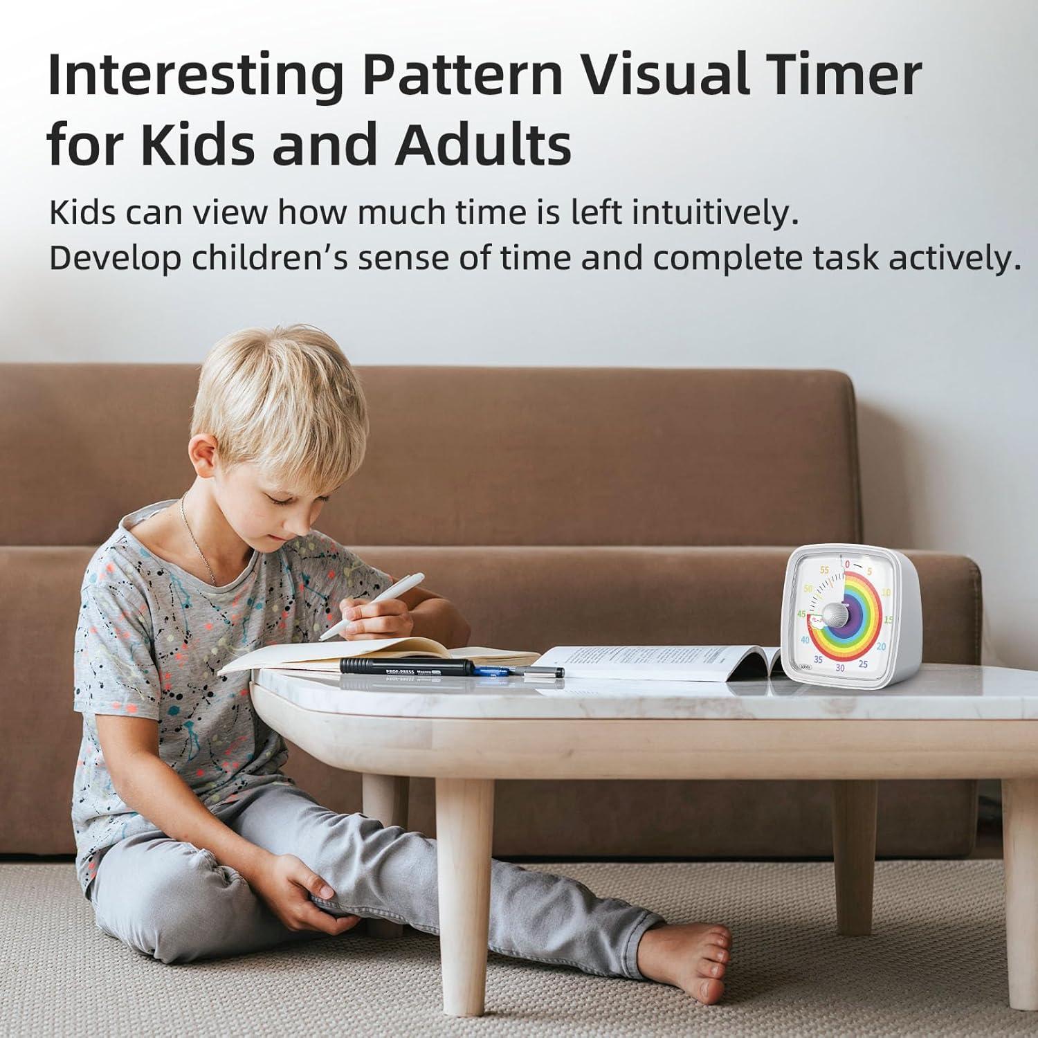 Temporizador Visual Ainowes 60 Minutos con Luz Nocturna