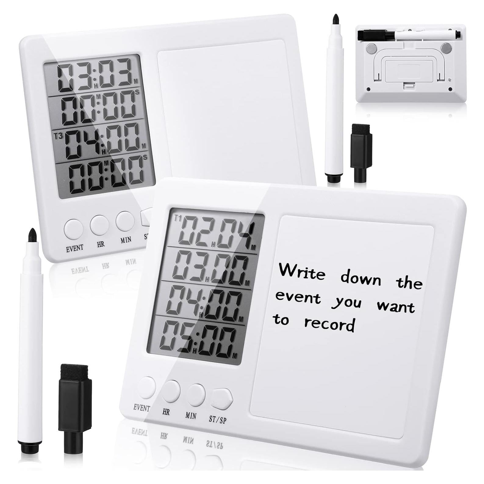 Temporizador Digital de Cocina Fabbay 2 Piezas 4 Eventos