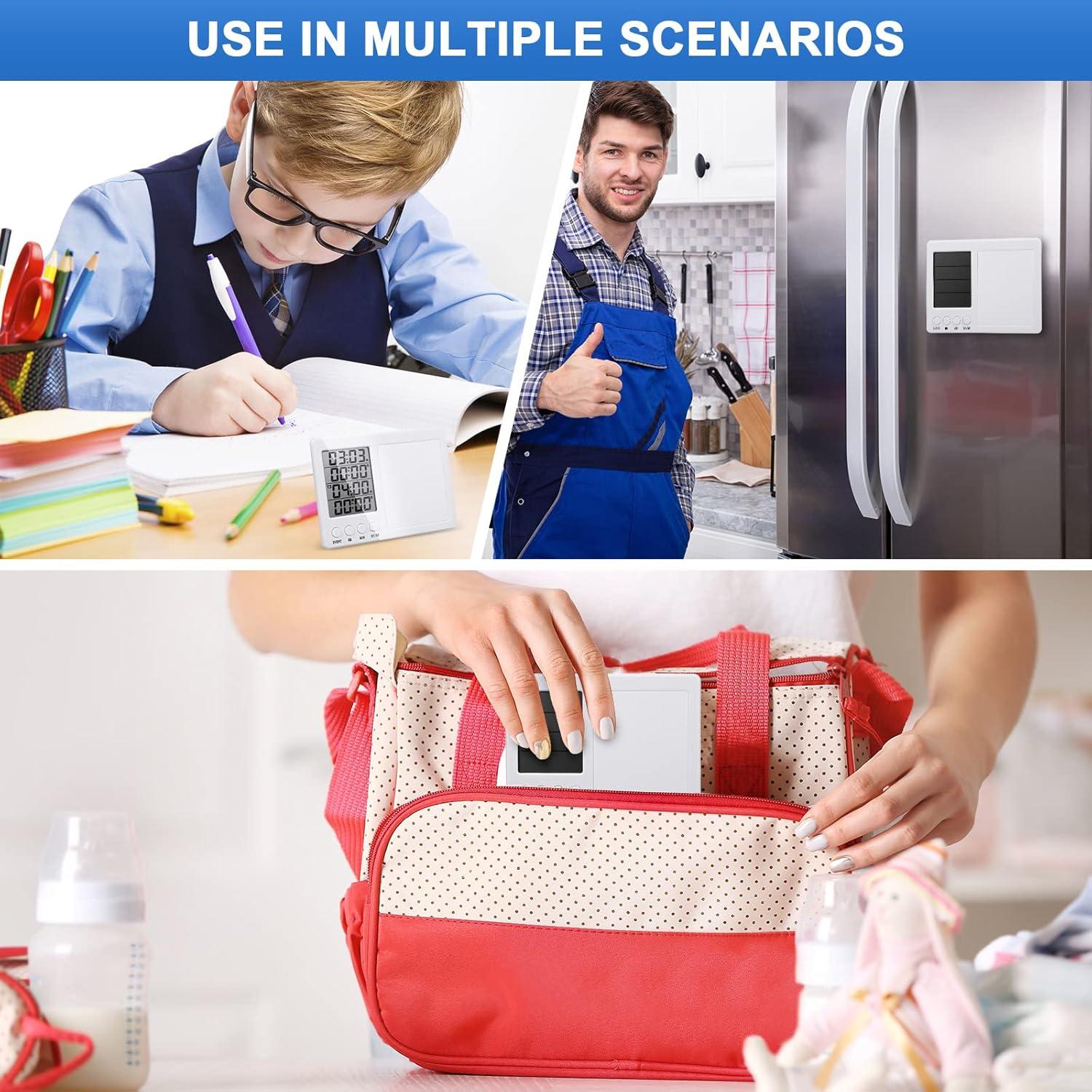 Temporizador Digital de Cocina Fabbay 2 Piezas 4 Eventos